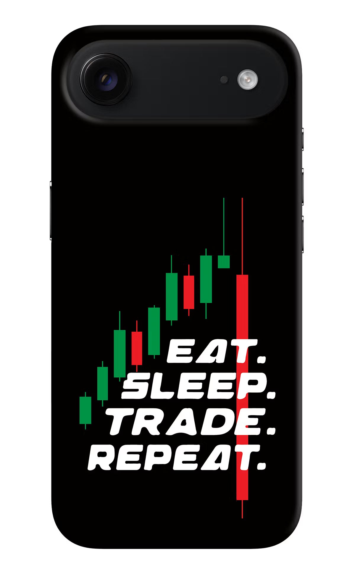 Eat Sleep Trade Repeat iPhone Air Back Cover - Eat Sleep Trade Repeat iPhone Air Hard Case Back Cover by Casekaro Eat Sleep Trade Repeat iPhone Air Hard Case Back Cover by Casekaro