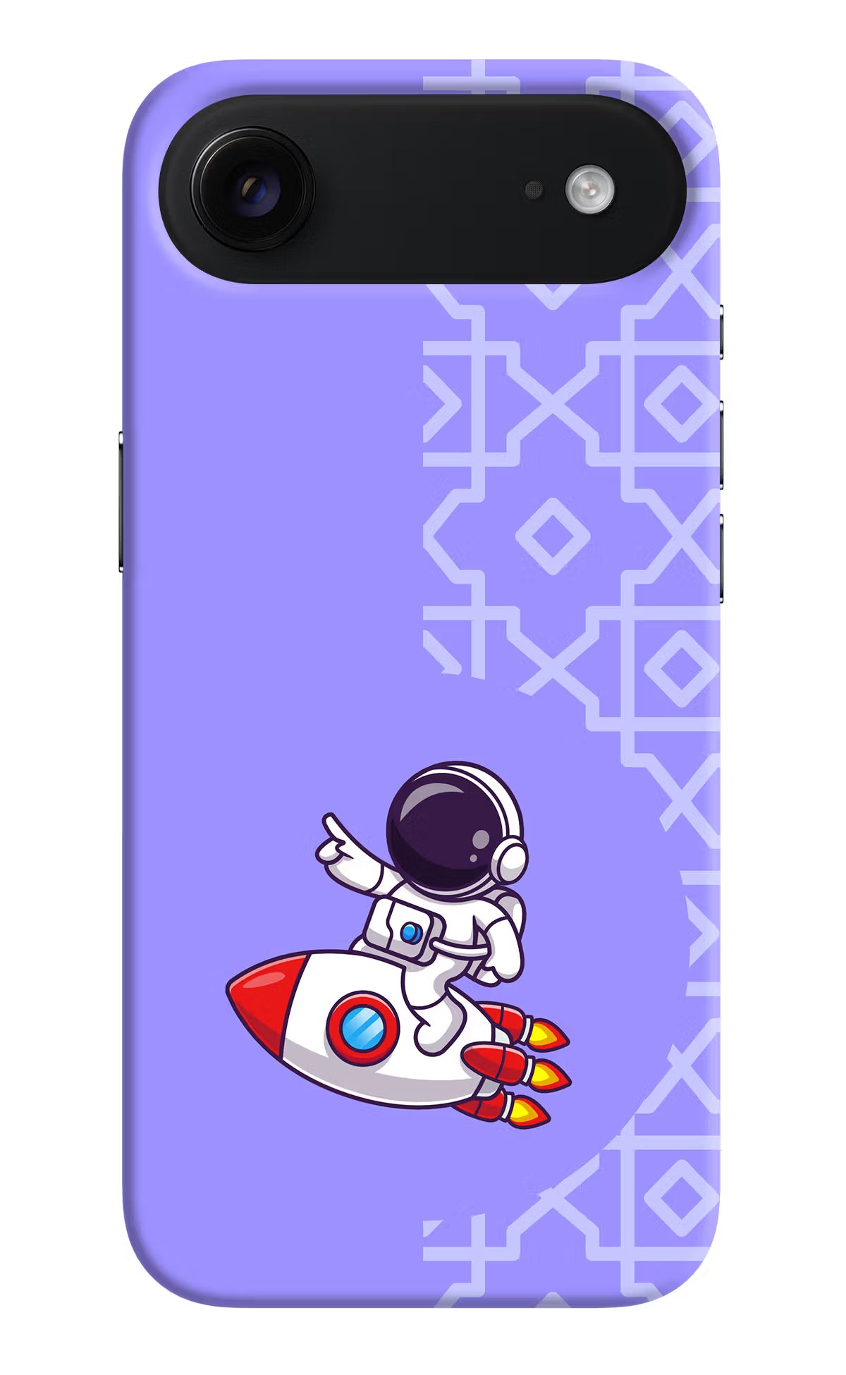 Cute Astronaut iPhone Air Back Cover - Cute Astronaut iPhone Air Hard Case Back Cover by Casekaro Cute Astronaut iPhone Air Hard Case Back Cover by Casekaro