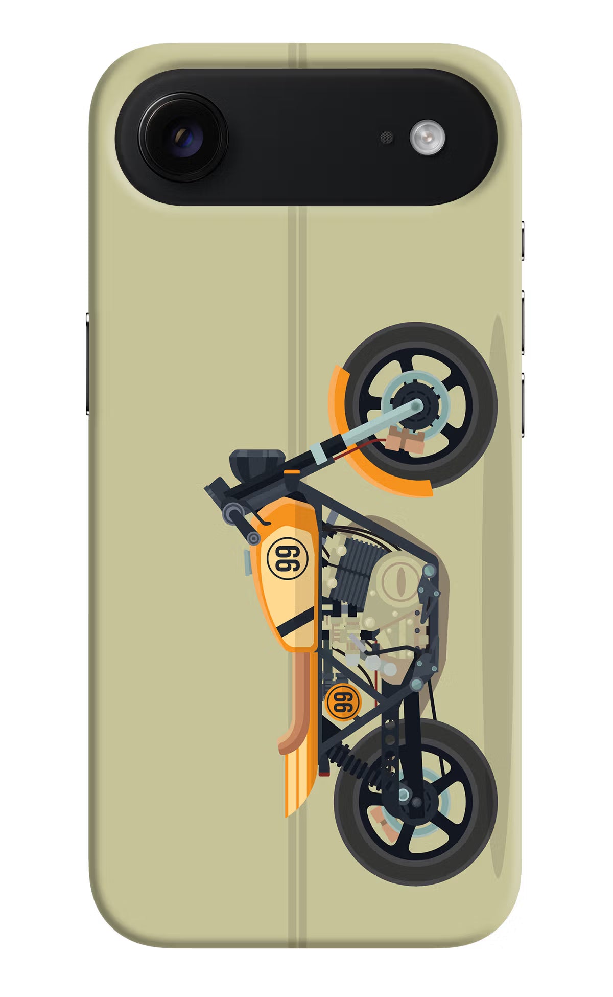 Vertical Speedster iPhone Air Back Cover - Vertical Speedster iPhone Air Hard Case Back Cover by Casekaro Vertical Speedster iPhone Air Hard Case Back Cover by Casekaro