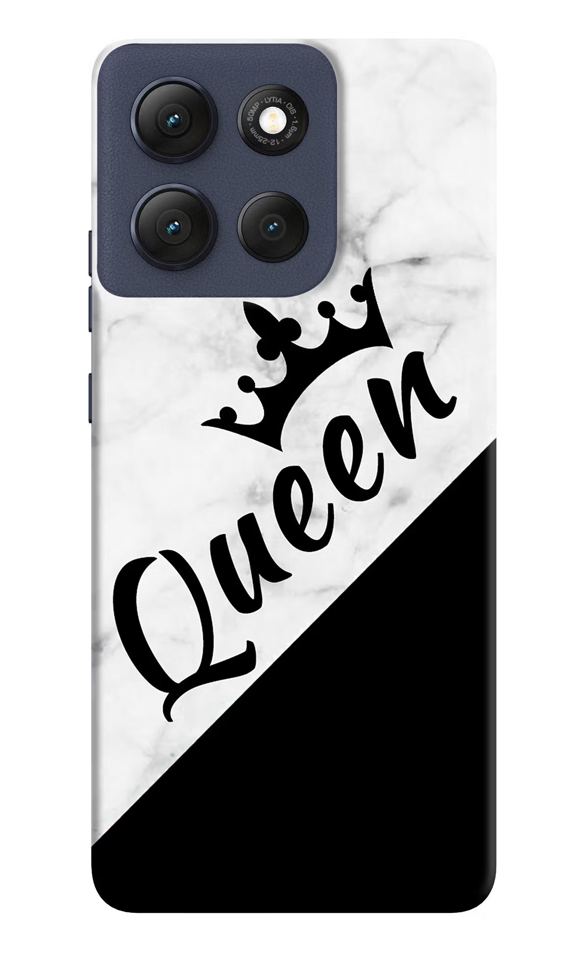 Queen Moto G86 Power Back Cover - Queen Moto G86 Power Hard Case Back Cover by Casekaro Queen Moto G86 Power Hard Case Back Cover by Casekaro