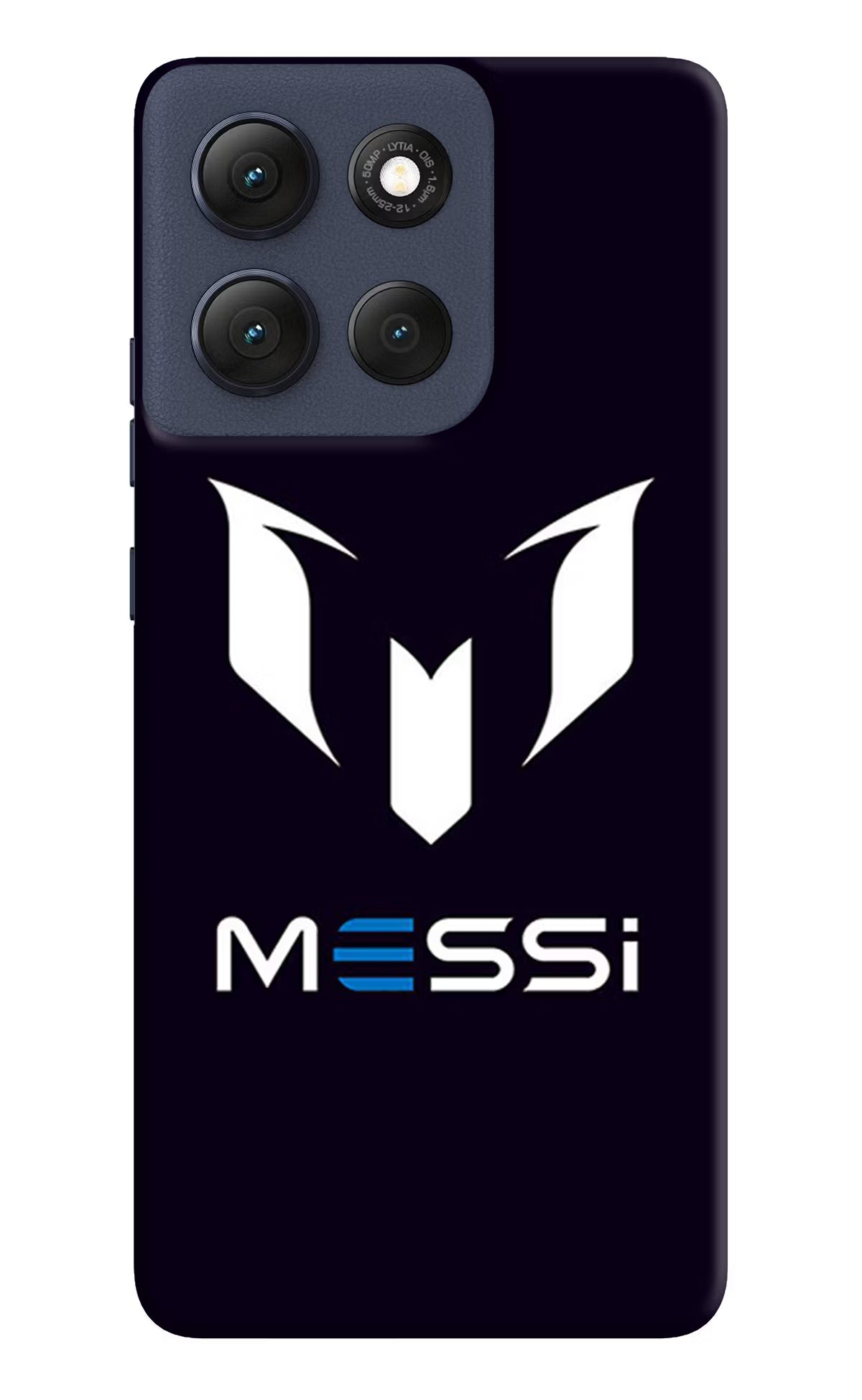 Messi Logo Moto G86 Power Back Cover - Messi Logo Moto G86 Power Hard Case Back Cover by Casekaro Messi Logo Moto G86 Power Hard Case Back Cover by Casekaro