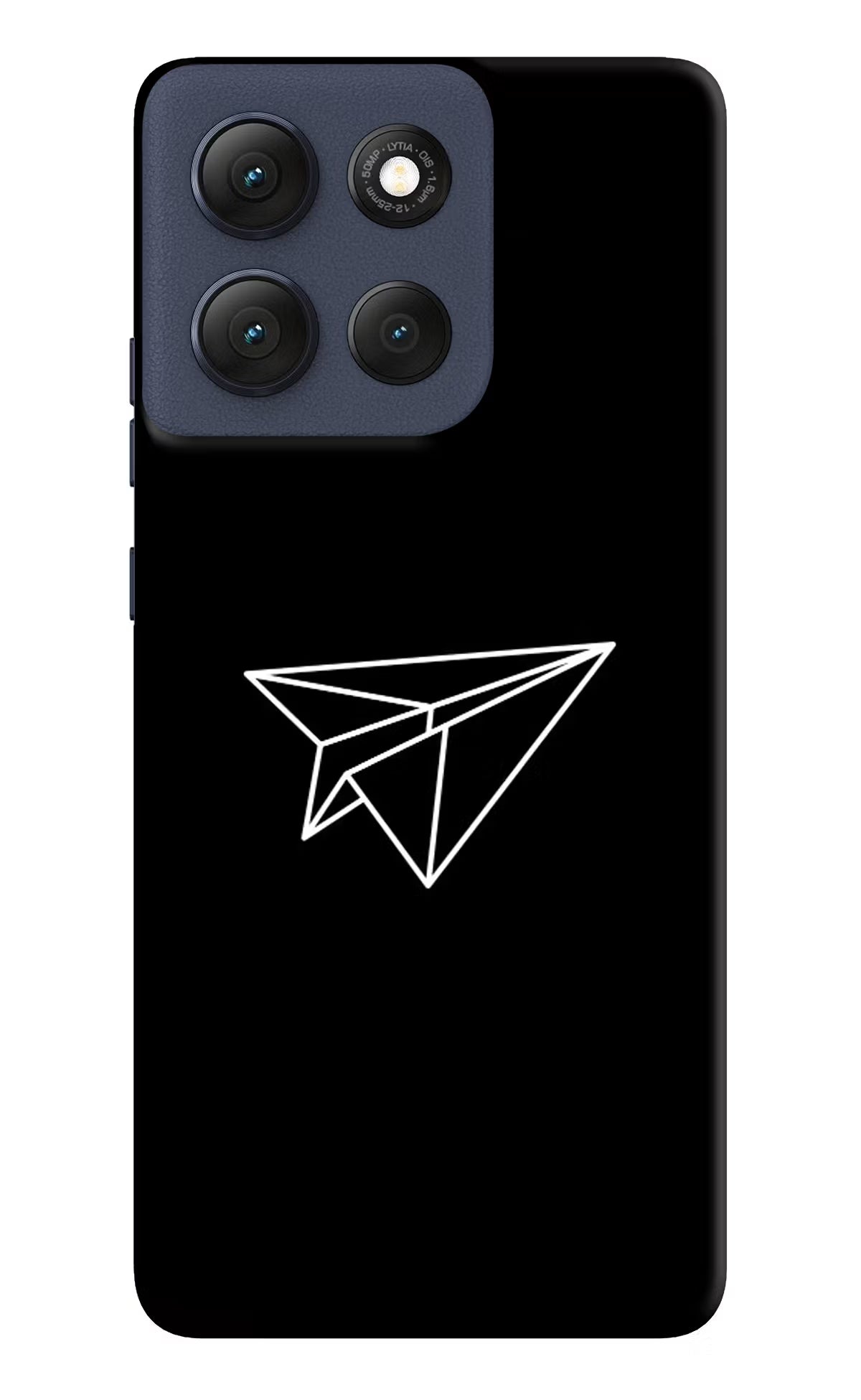 Paper Plane White Moto G86 Power Back Cover - Paper Plane White Moto G86 Power Hard Case Back Cover by Casekaro Paper Plane White Moto G86 Power Hard Case Back Cover by Casekaro