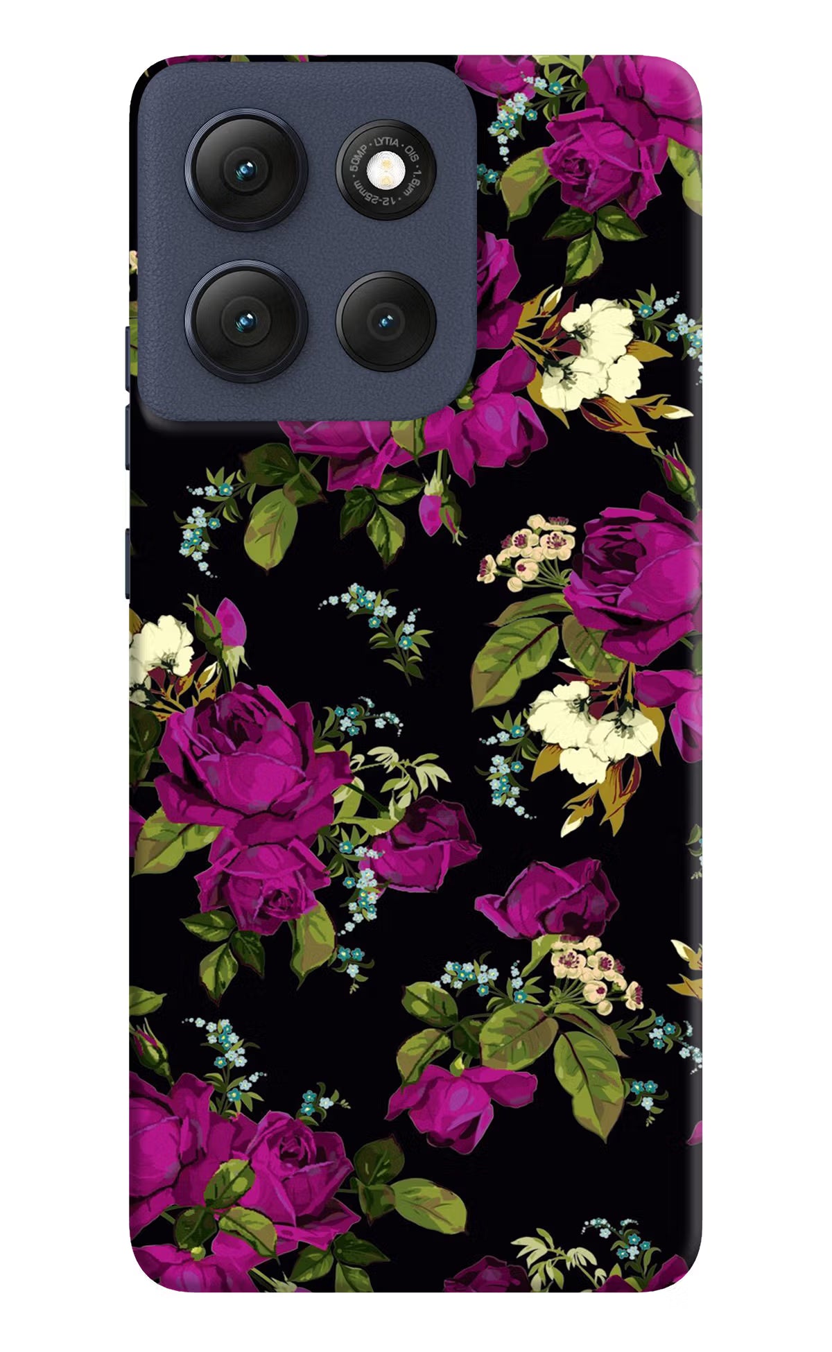 Flowers Moto G86 Power Back Cover - Flowers Moto G86 Power Hard Case Back Cover by Casekaro Flowers Moto G86 Power Hard Case Back Cover by Casekaro