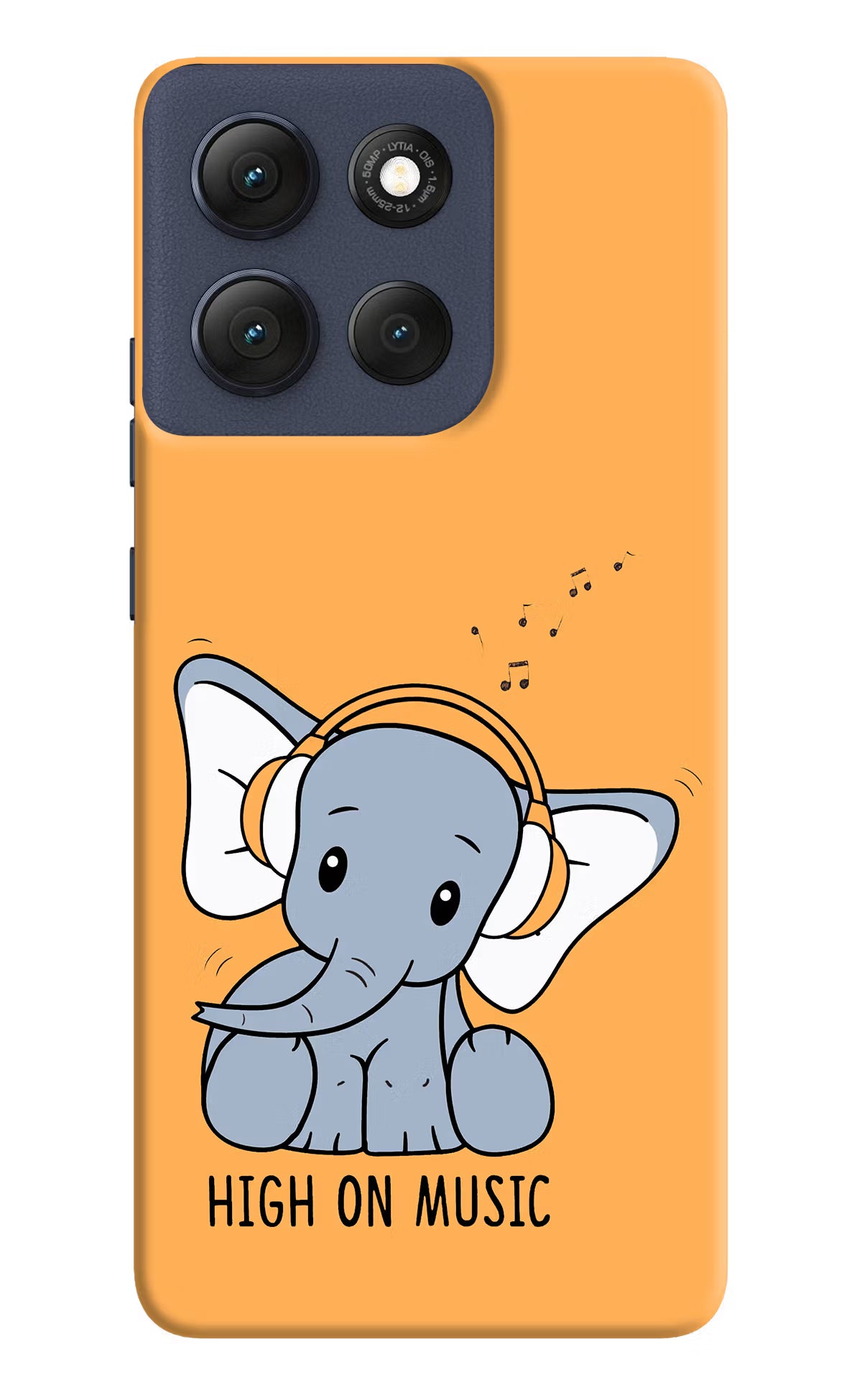 High On Music Moto G86 Power Back Cover - High On Music Moto G86 Power Hard Case Back Cover by Casekaro High On Music Moto G86 Power Hard Case Back Cover by Casekaro