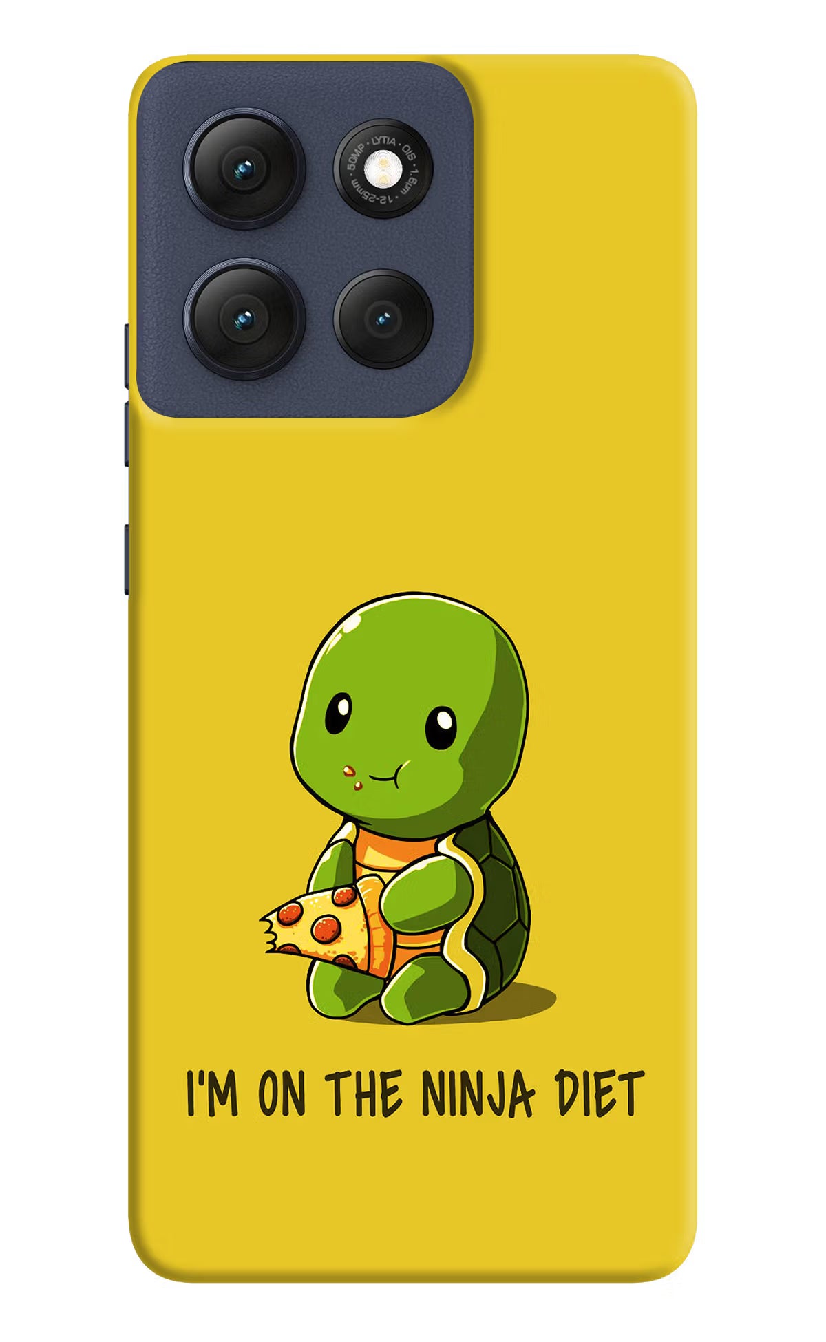 I'm on Ninja Diet Moto G86 Power Back Cover - I'm on Ninja Diet Moto G86 Power Hard Case Back Cover by Casekaro I'm on Ninja Diet Moto G86 Power Hard Case Back Cover by Casekaro