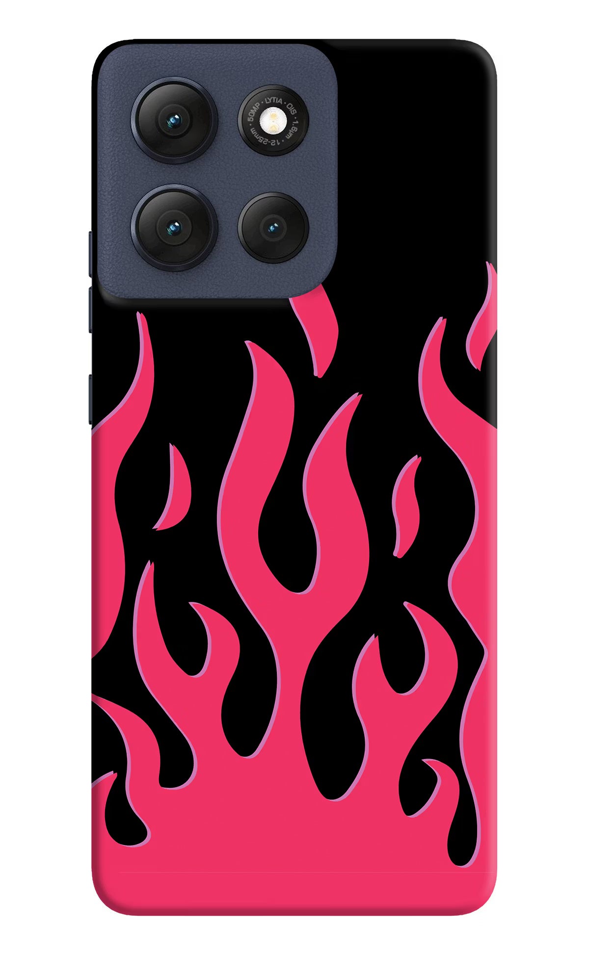 Fire Flames Moto G86 Power Back Cover - Fire Flames Moto G86 Power Hard Case Back Cover by Casekaro Fire Flames Moto G86 Power Hard Case Back Cover by Casekaro