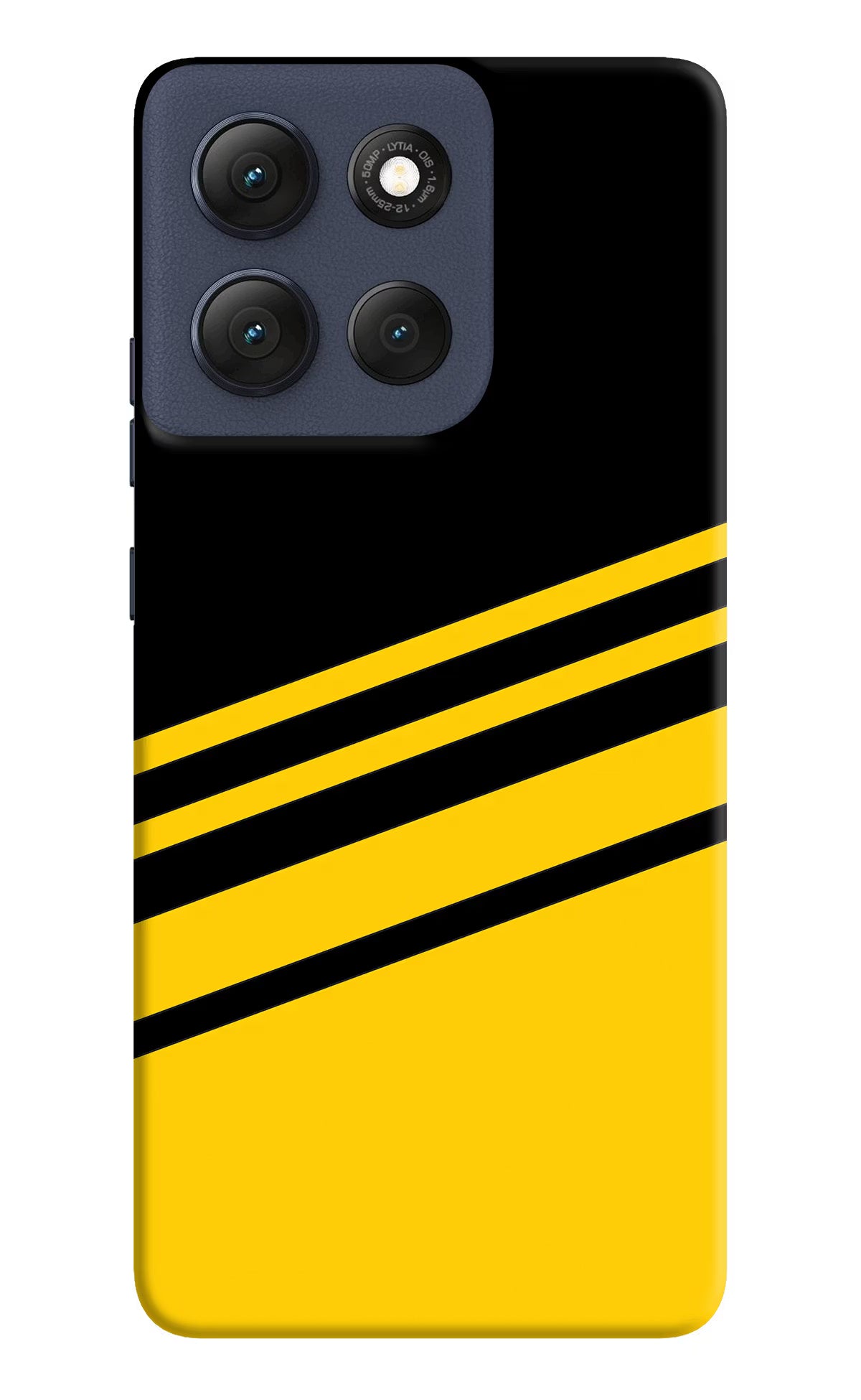 Yellow Shades Moto G86 Power Back Cover - Yellow Shades Moto G86 Power Hard Case Back Cover by Casekaro Yellow Shades Moto G86 Power Hard Case Back Cover by Casekaro