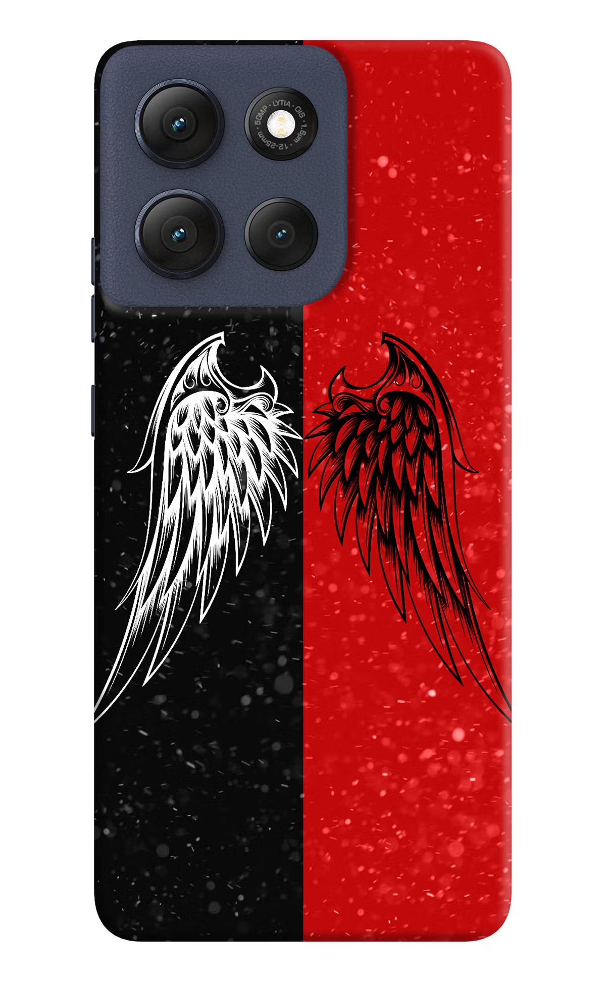 Wings Moto G86 Power Back Cover - Wings Moto G86 Power Hard Case Back Cover by Casekaro Wings Moto G86 Power Hard Case Back Cover by Casekaro