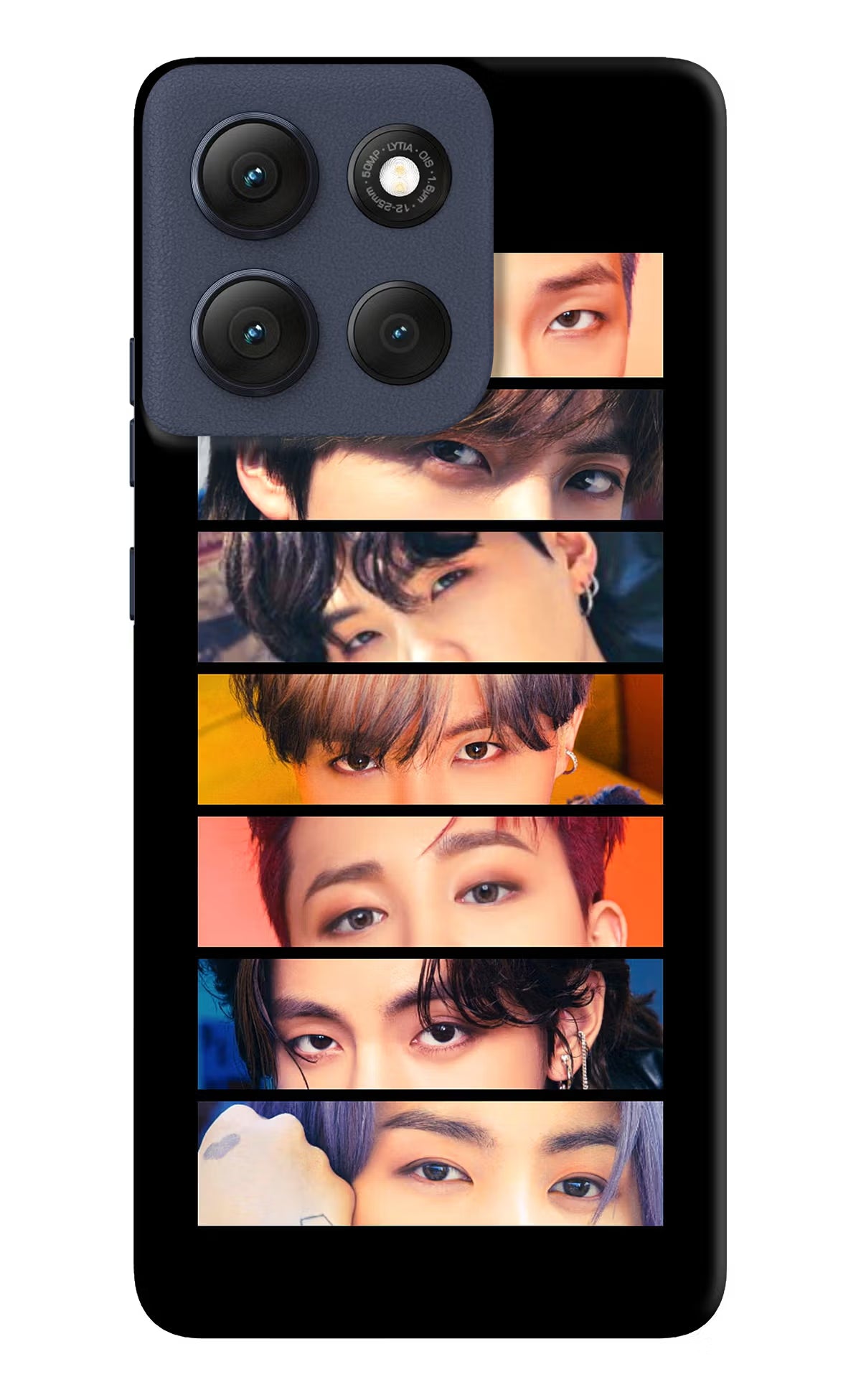BTS Eyes Moto G86 Power Back Cover - BTS Eyes Moto G86 Power Hard Case Back Cover by Casekaro BTS Eyes Moto G86 Power Hard Case Back Cover by Casekaro
