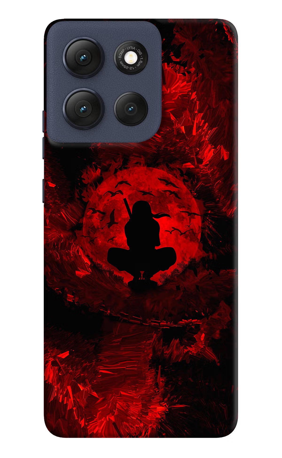 Itachi Uchiha Moto G86 Power Back Cover - Itachi Uchiha Moto G86 Power Hard Case Back Cover by Casekaro Itachi Uchiha Moto G86 Power Hard Case Back Cover by Casekaro