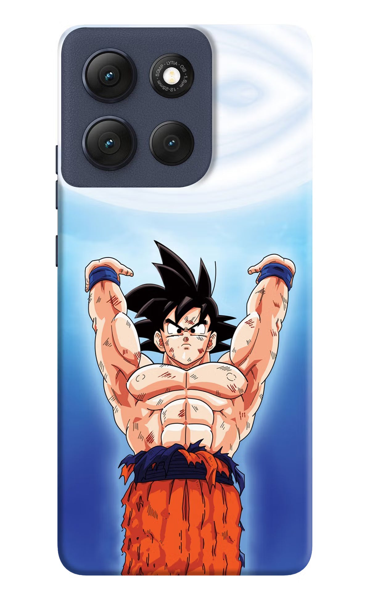 Goku Power Moto G86 Power Back Cover - Goku Power Moto G86 Power Hard Case Back Cover by Casekaro Goku Power Moto G86 Power Hard Case Back Cover by Casekaro