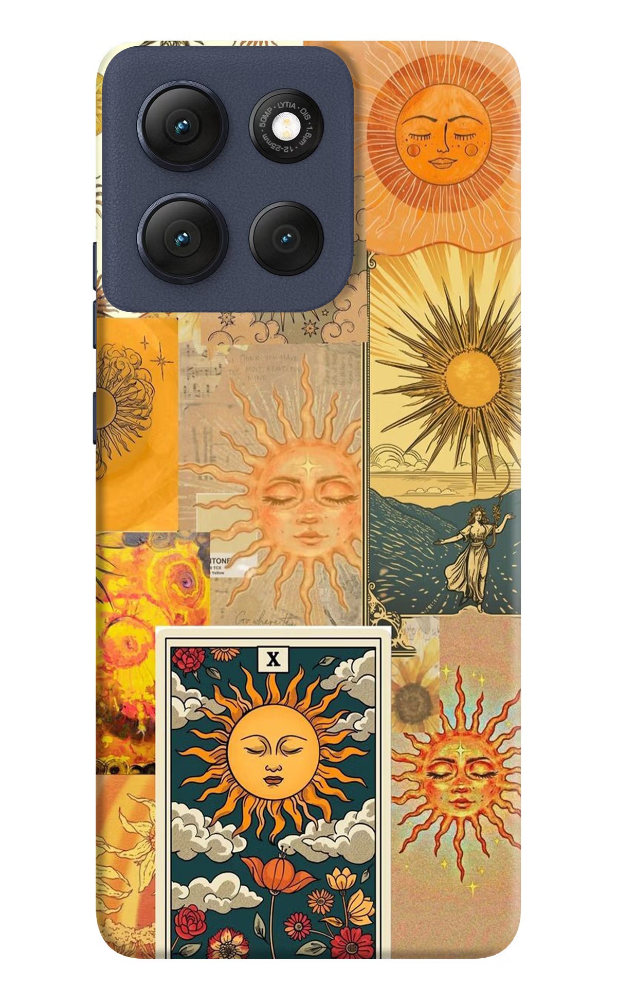 Sun Moto G86 Power Back Cover - Sun Moto G86 Power Hard Case Back Cover by Casekaro Sun Moto G86 Power Hard Case Back Cover by Casekaro