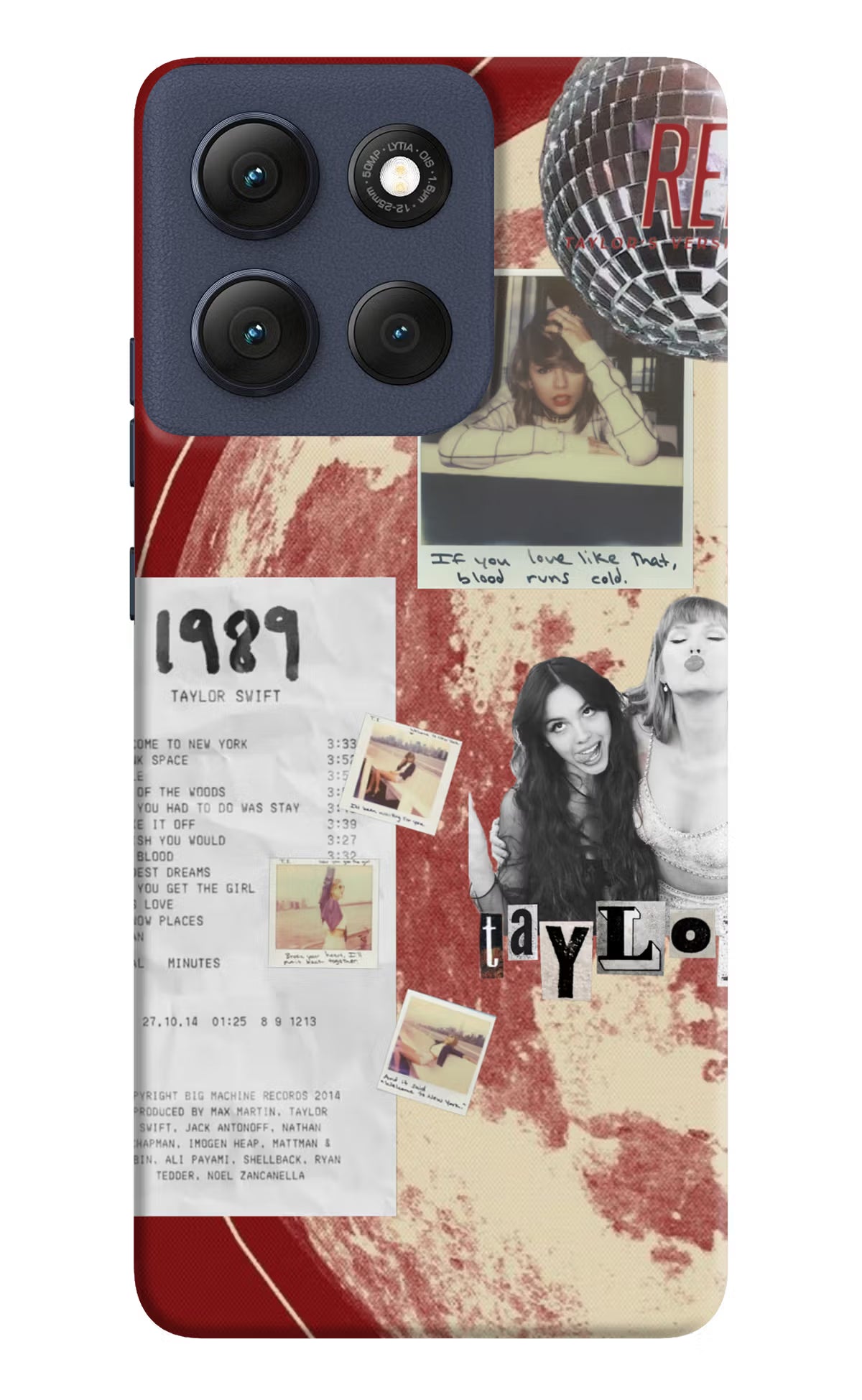 Taylor Swift Moto G86 Power Back Cover - Taylor Swift Moto G86 Power Back Cover Taylor Swift Moto G86 Power Back Cover