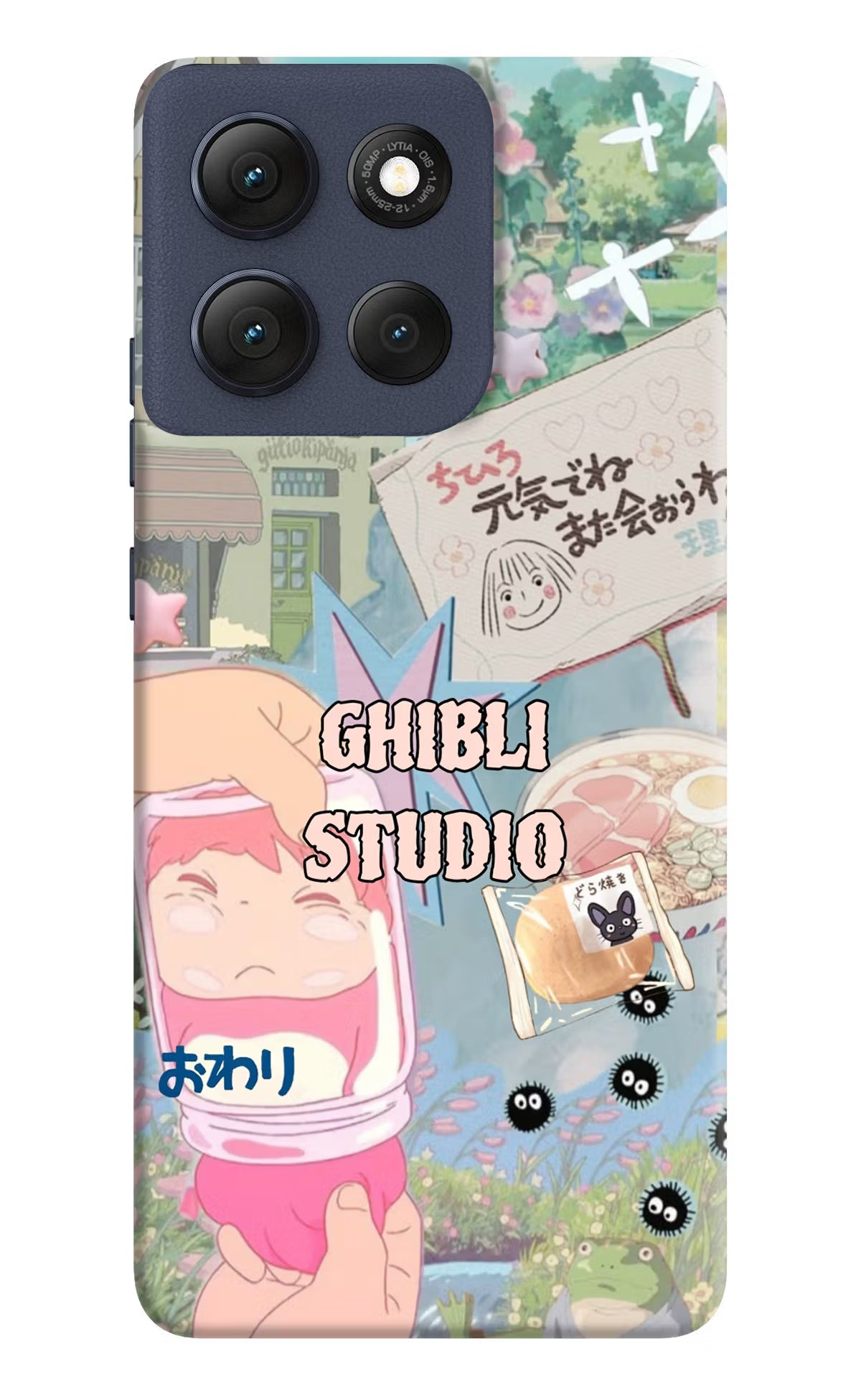 Studio Ghibli Moto G86 Power Back Cover - Studio Ghibli Moto G86 Power Back Cover Studio Ghibli Moto G86 Power Back Cover