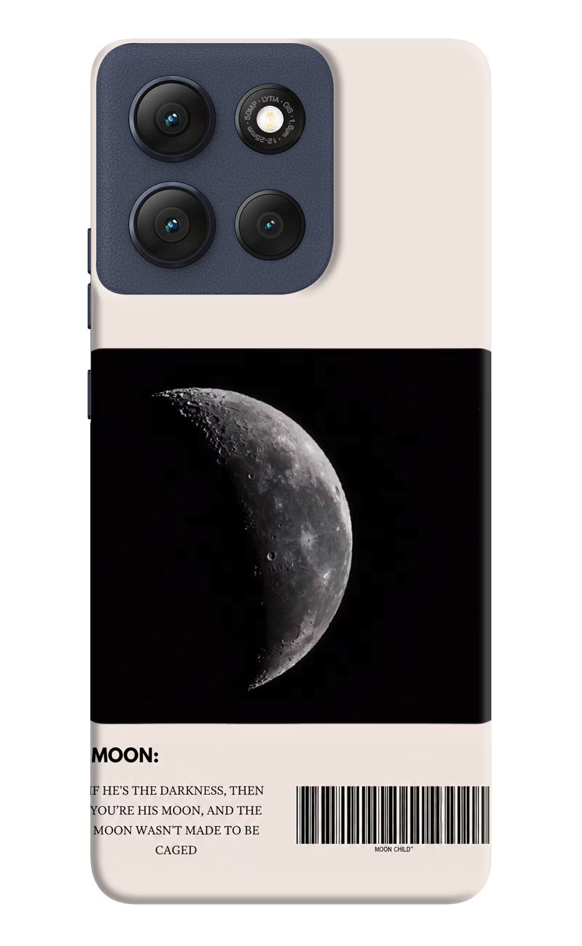 Moon Phase Moto G86 Power Back Cover - Moon Phase Moto G86 Power Back Cover Moon Phase Moto G86 Power Back Cover