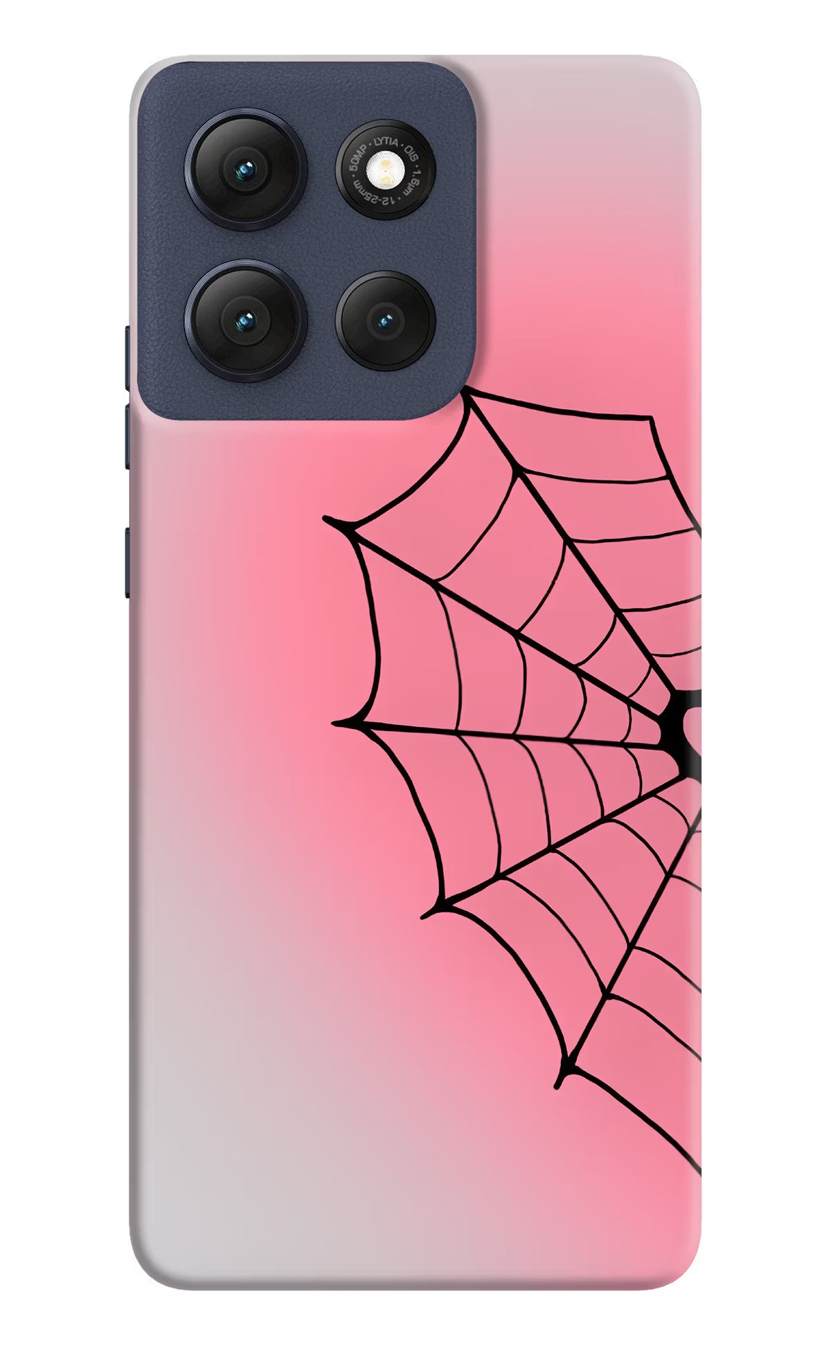 Pink Web Moto G86 Power Back Cover - Pink Web Moto G86 Power Back Cover Pink Web Moto G86 Power Back Cover