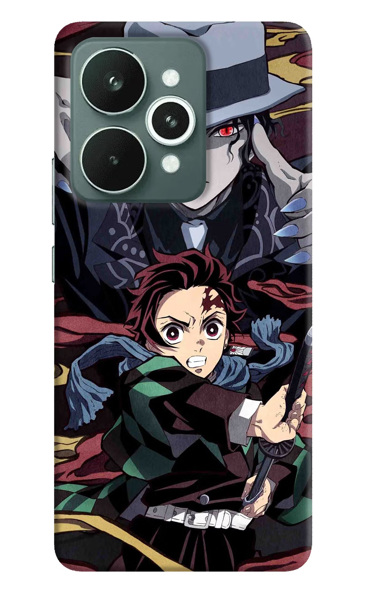 Demon Slayer Realme 15 Back Cover - Demon Slayer Realme 15 Hard Case Back Cover by Casekaro Demon Slayer Realme 15 Hard Case Back Cover by Casekaro
