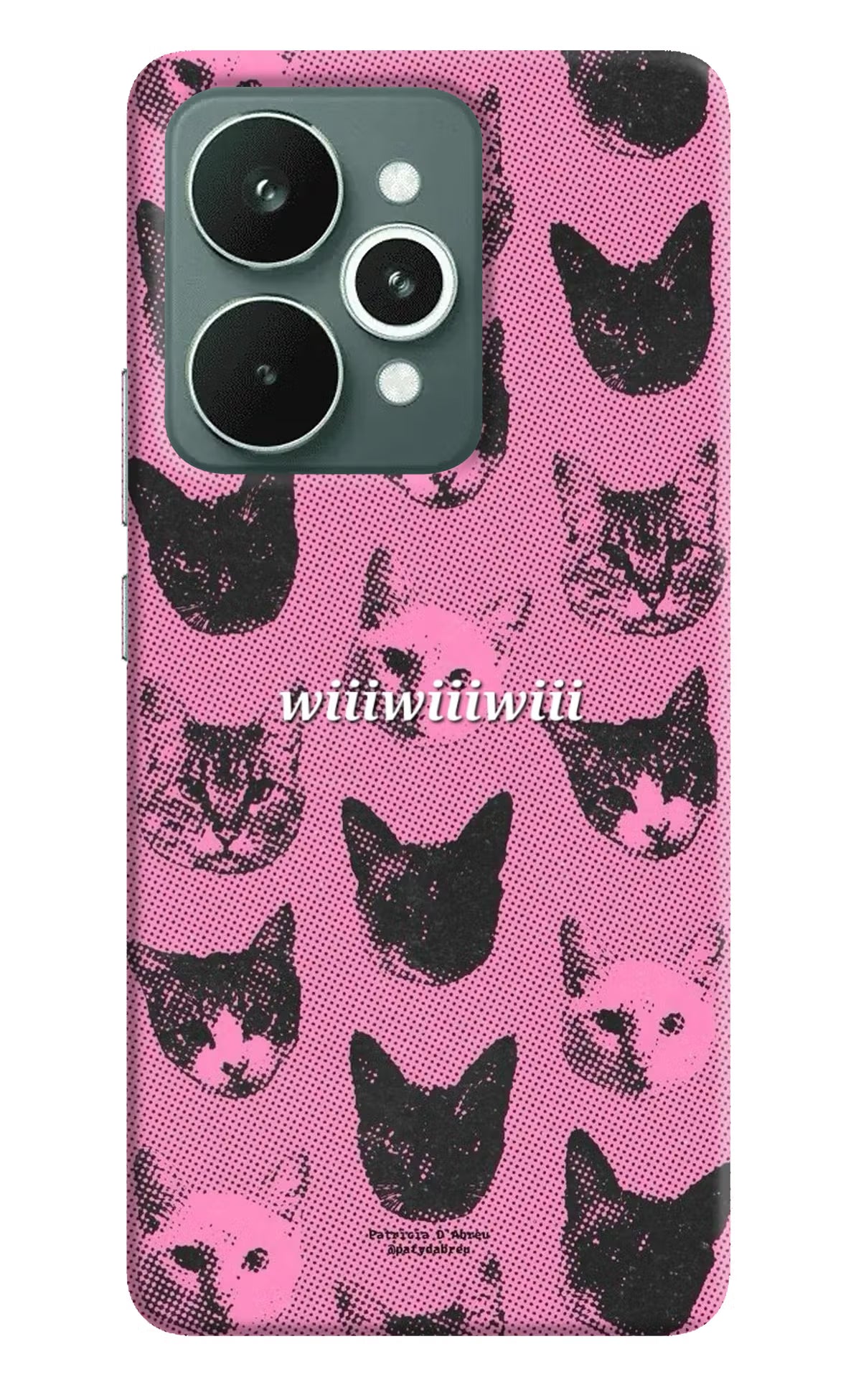 Pink Cats Realme 15 Back Cover - Pink Cats Realme 15 Back Cover Pink Cats Realme 15 Back Cover