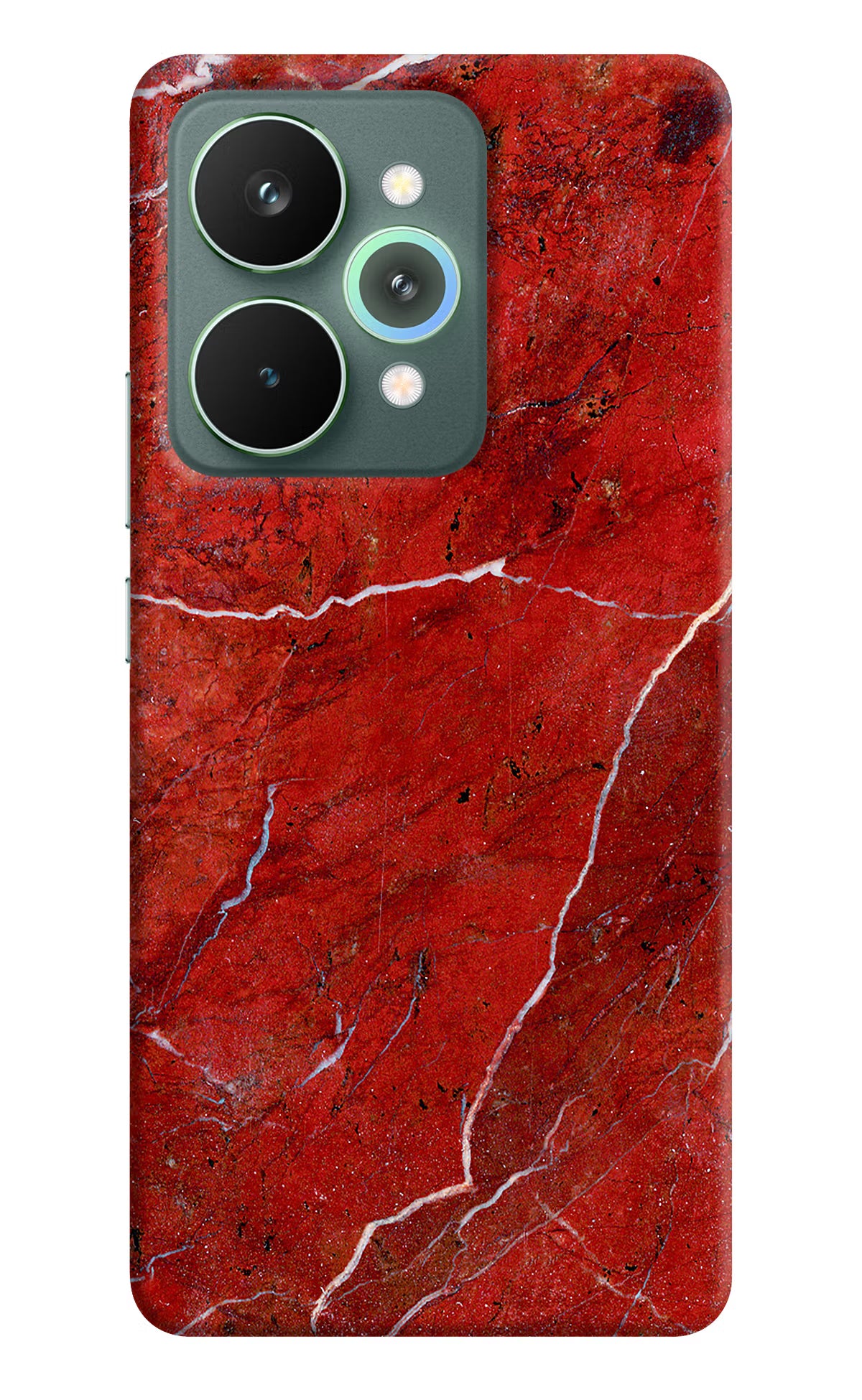 Red Marble Design Realme 15 Pro Back Cover - Red Marble Design Realme 15 Pro Hard Case Back Cover by Casekaro Red Marble Design Realme 15 Pro Hard Case Back Cover by Casekaro