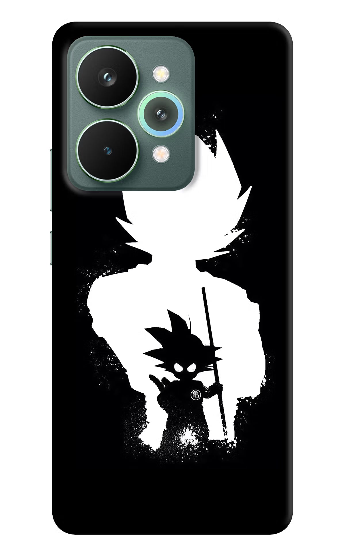 Goku Shadow Realme 15 Pro Back Cover - Goku Shadow Realme 15 Pro Hard Case Back Cover by Casekaro Goku Shadow Realme 15 Pro Hard Case Back Cover by Casekaro