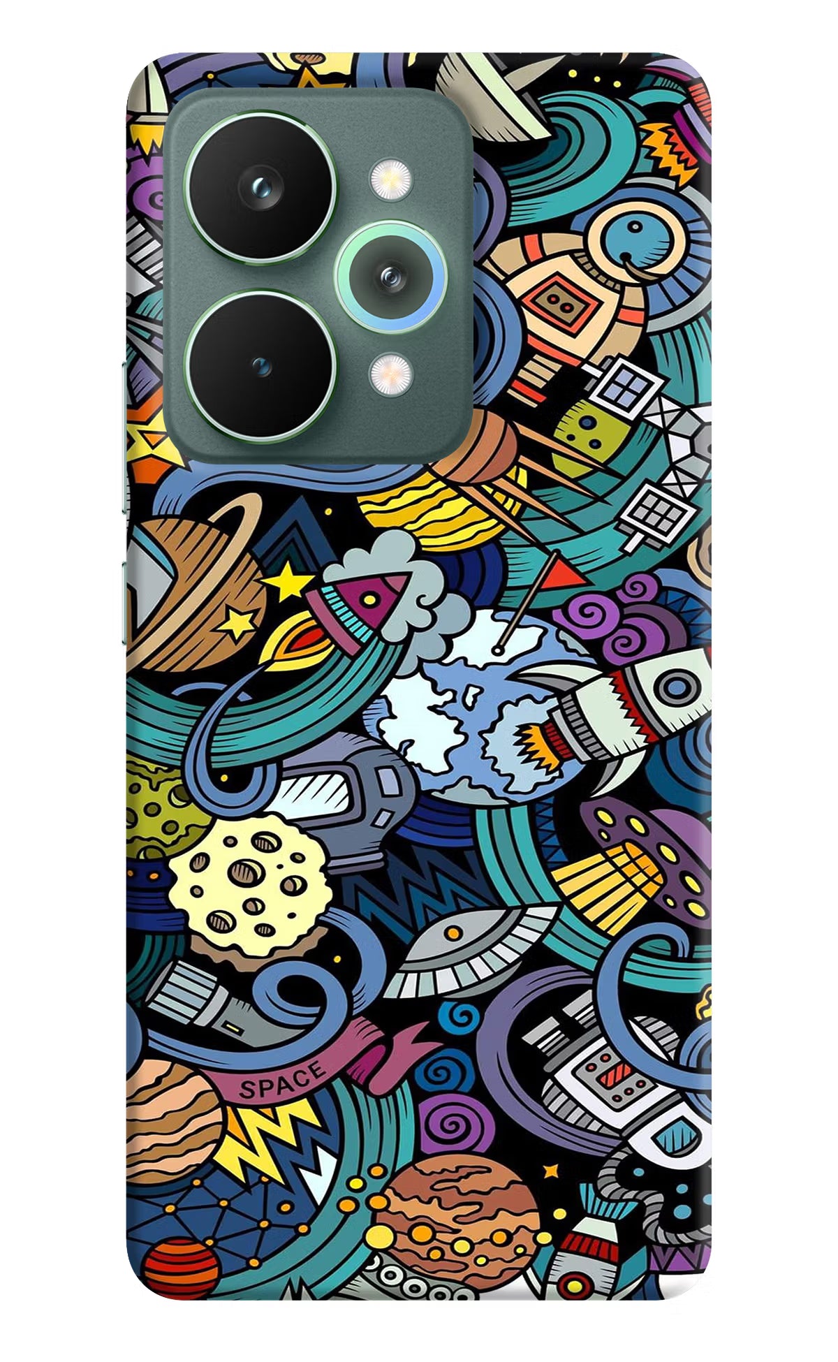 Space Abstract Realme 15 Pro Back Cover - Space Abstract Realme 15 Pro Hard Case Back Cover by Casekaro Space Abstract Realme 15 Pro Hard Case Back Cover by Casekaro