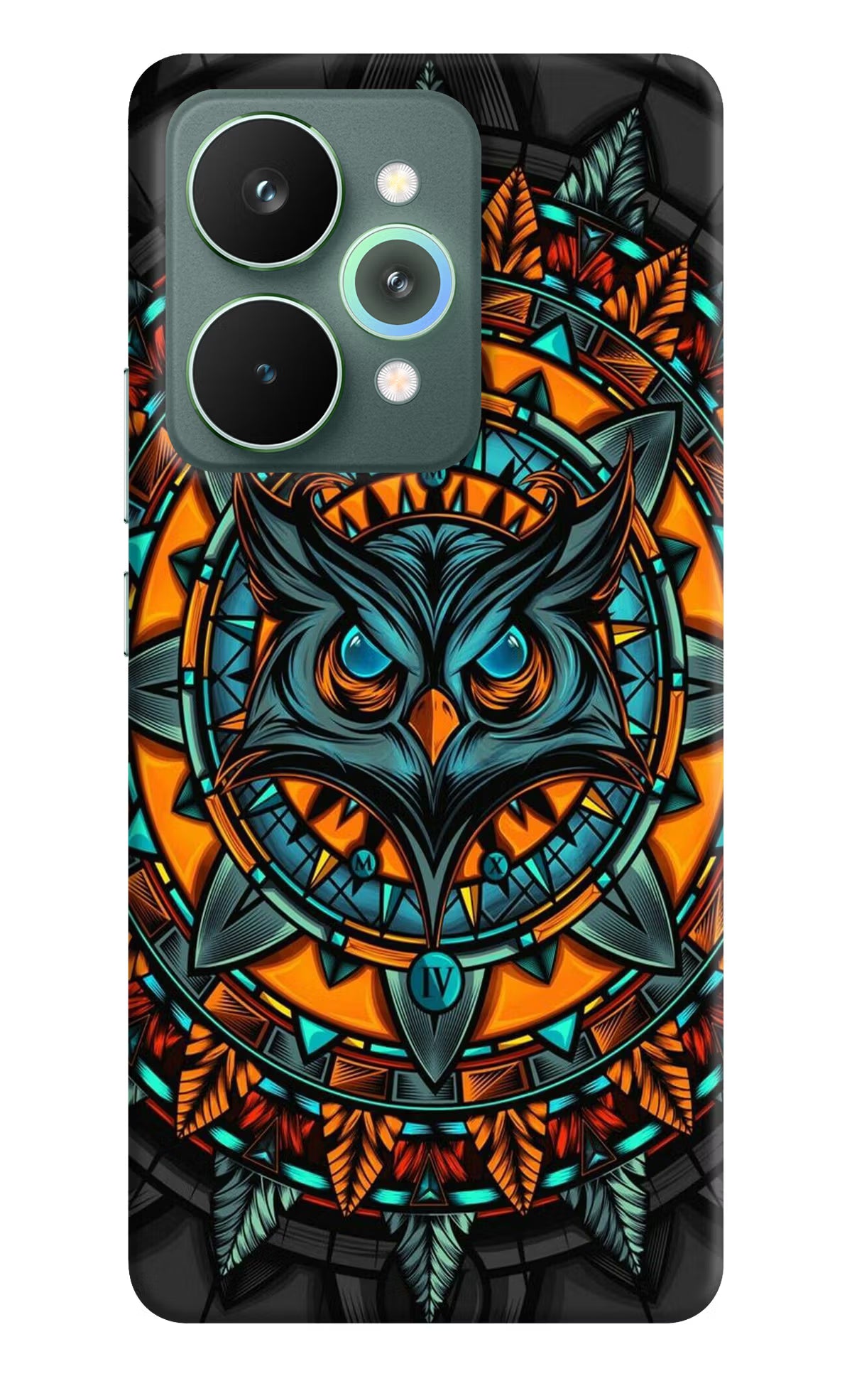 Angry Owl Art Realme 15 Pro Back Cover - Angry Owl Art Realme 15 Pro Hard Case Back Cover by Casekaro Angry Owl Art Realme 15 Pro Hard Case Back Cover by Casekaro