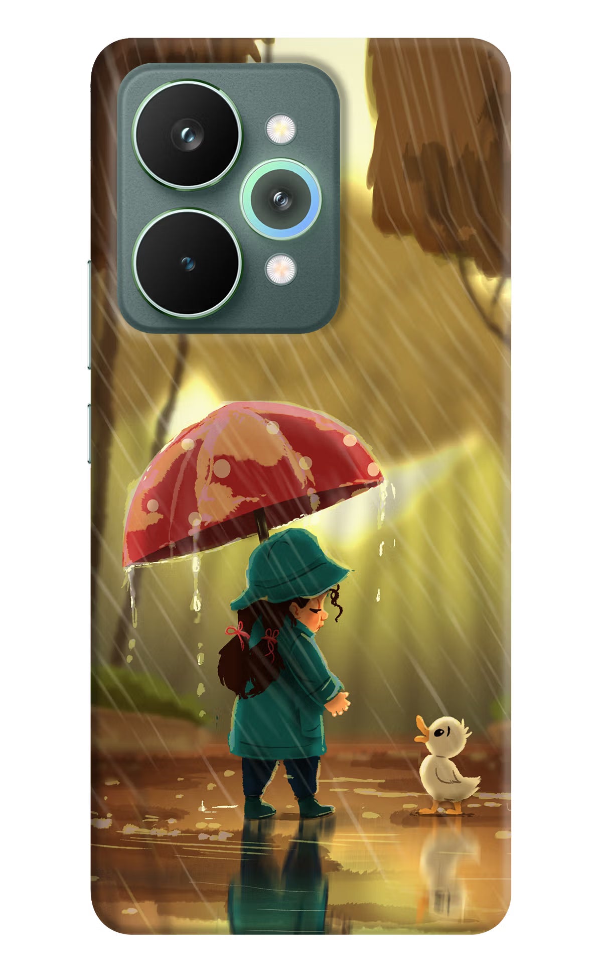 Rainy Day Realme 15 Pro Back Cover - Rainy Day Realme 15 Pro Hard Case Back Cover by Casekaro Rainy Day Realme 15 Pro Hard Case Back Cover by Casekaro