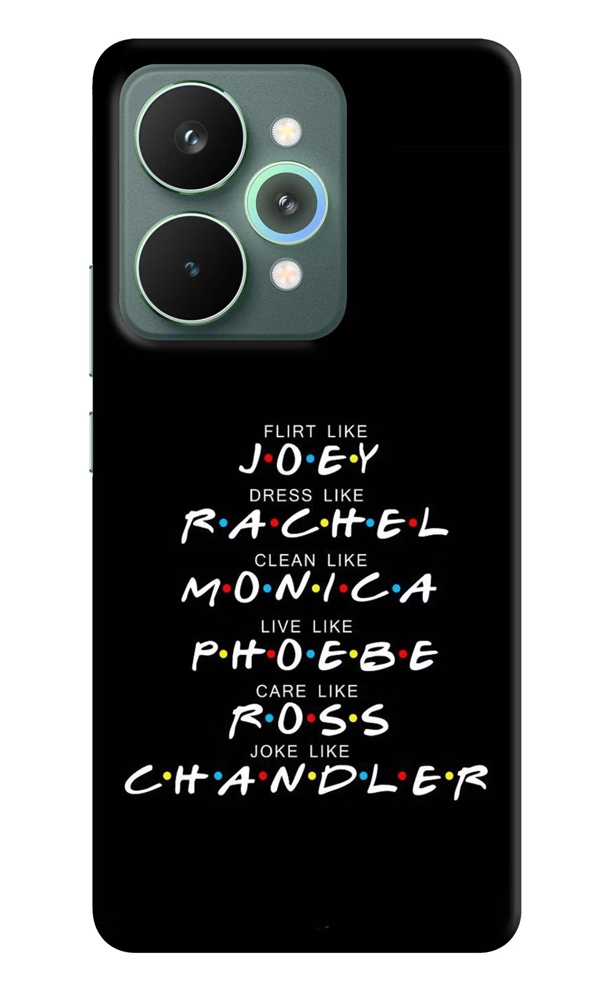 FRIENDS Character Realme 15 Pro Back Cover - FRIENDS Character Realme 15 Pro Hard Case Back Cover by Casekaro FRIENDS Character Realme 15 Pro Hard Case Back Cover by Casekaro