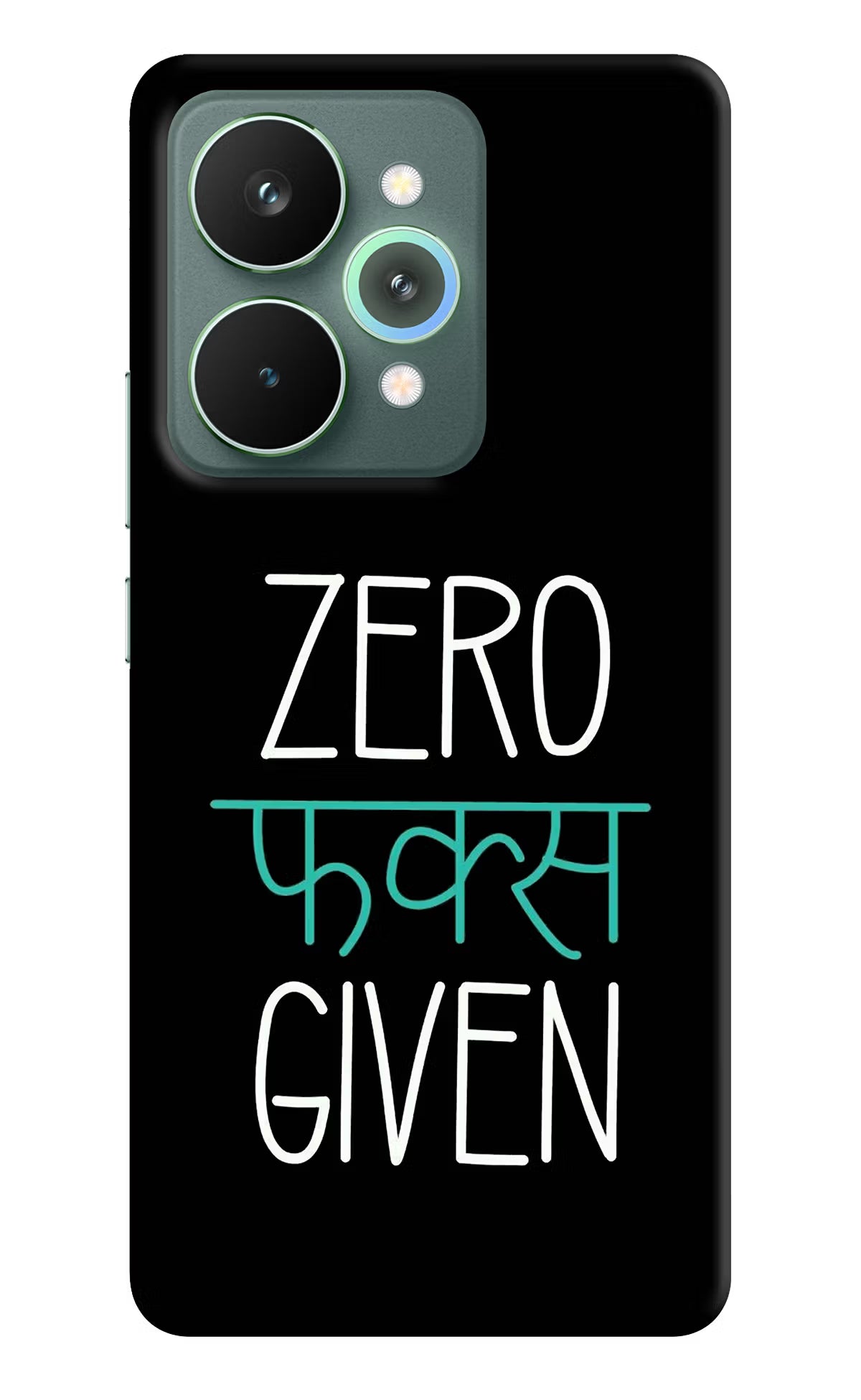 Zero Fucks Given Realme 15 Pro Back Cover - Zero Fucks Given Realme 15 Pro Hard Case Back Cover by Casekaro Zero Fucks Given Realme 15 Pro Hard Case Back Cover by Casekaro