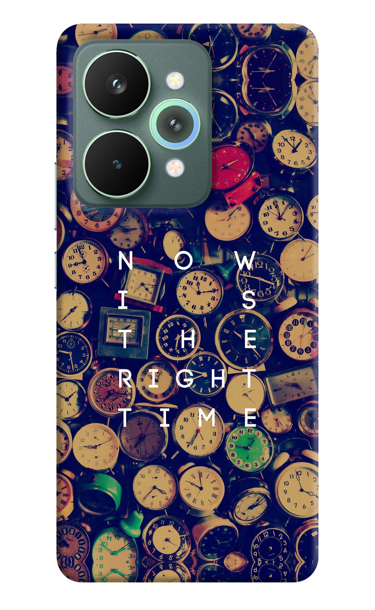Now is the Right Time Quote Realme 15 Pro Back Cover - Now is the Right Time Quote Realme 15 Pro Hard Case Back Cover by Casekaro Now is the Right Time Quote Realme 15 Pro Hard Case Back Cover by Casekaro