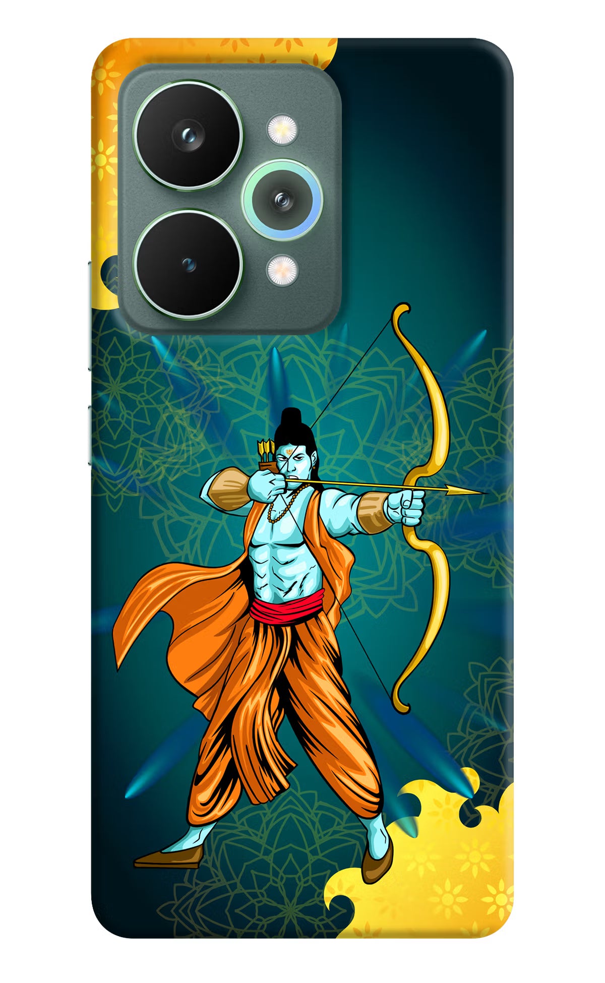 Lord Ram - 6 Realme 15 Pro Back Cover - Lord Ram - 6 Realme 15 Pro Hard Case Back Cover by Casekaro Lord Ram - 6 Realme 15 Pro Hard Case Back Cover by Casekaro