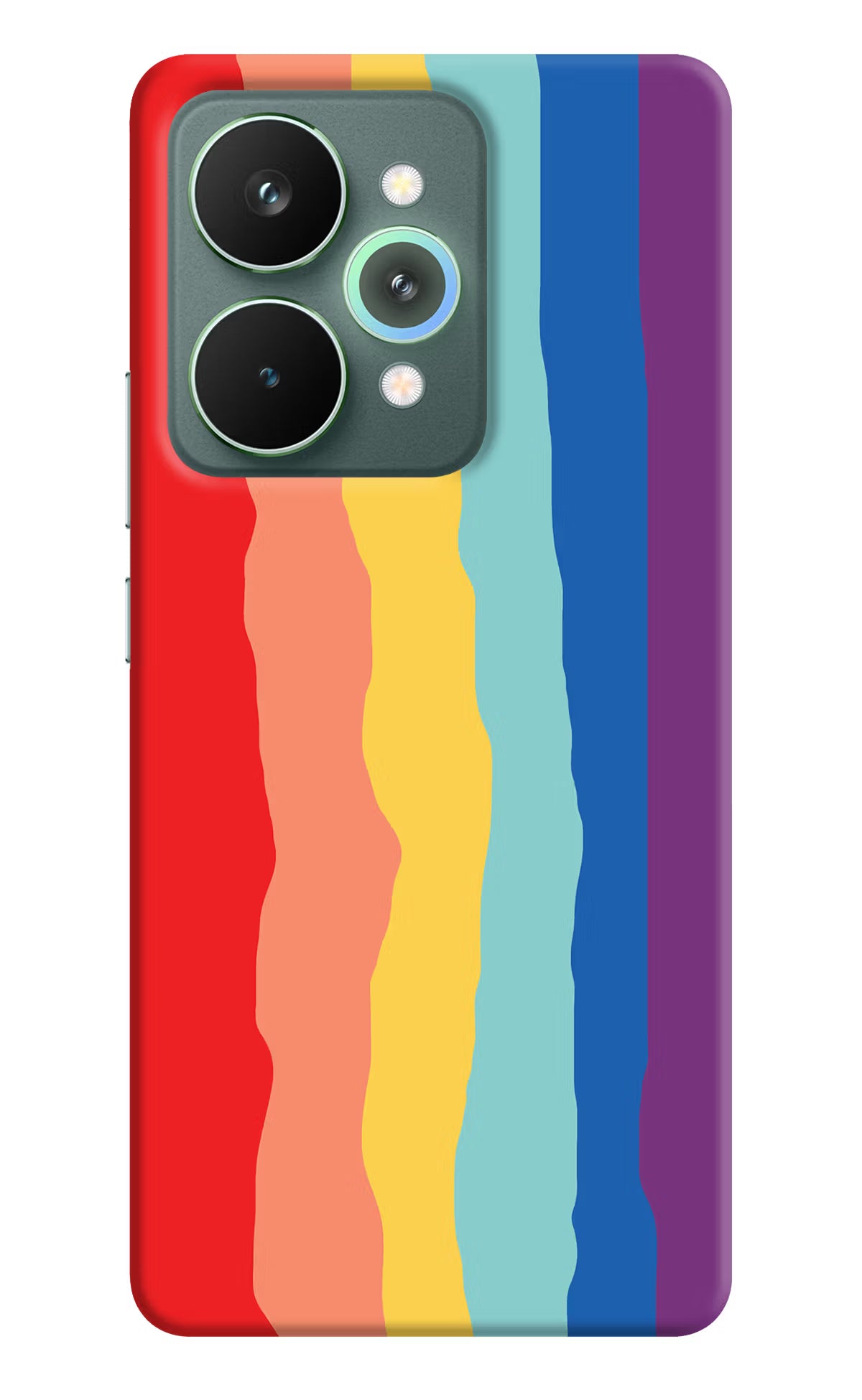 Rainbow Realme 15 Pro Back Cover - Rainbow Realme 15 Pro Hard Case Back Cover by Casekaro Rainbow Realme 15 Pro Hard Case Back Cover by Casekaro