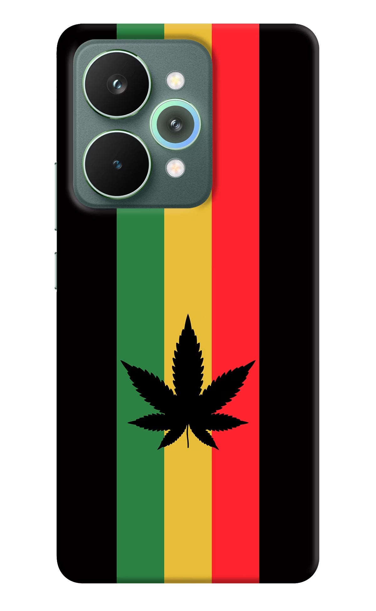 Weed Flag Realme 15 Pro Back Cover - Weed Flag Realme 15 Pro Hard Case Back Cover by Casekaro Weed Flag Realme 15 Pro Hard Case Back Cover by Casekaro
