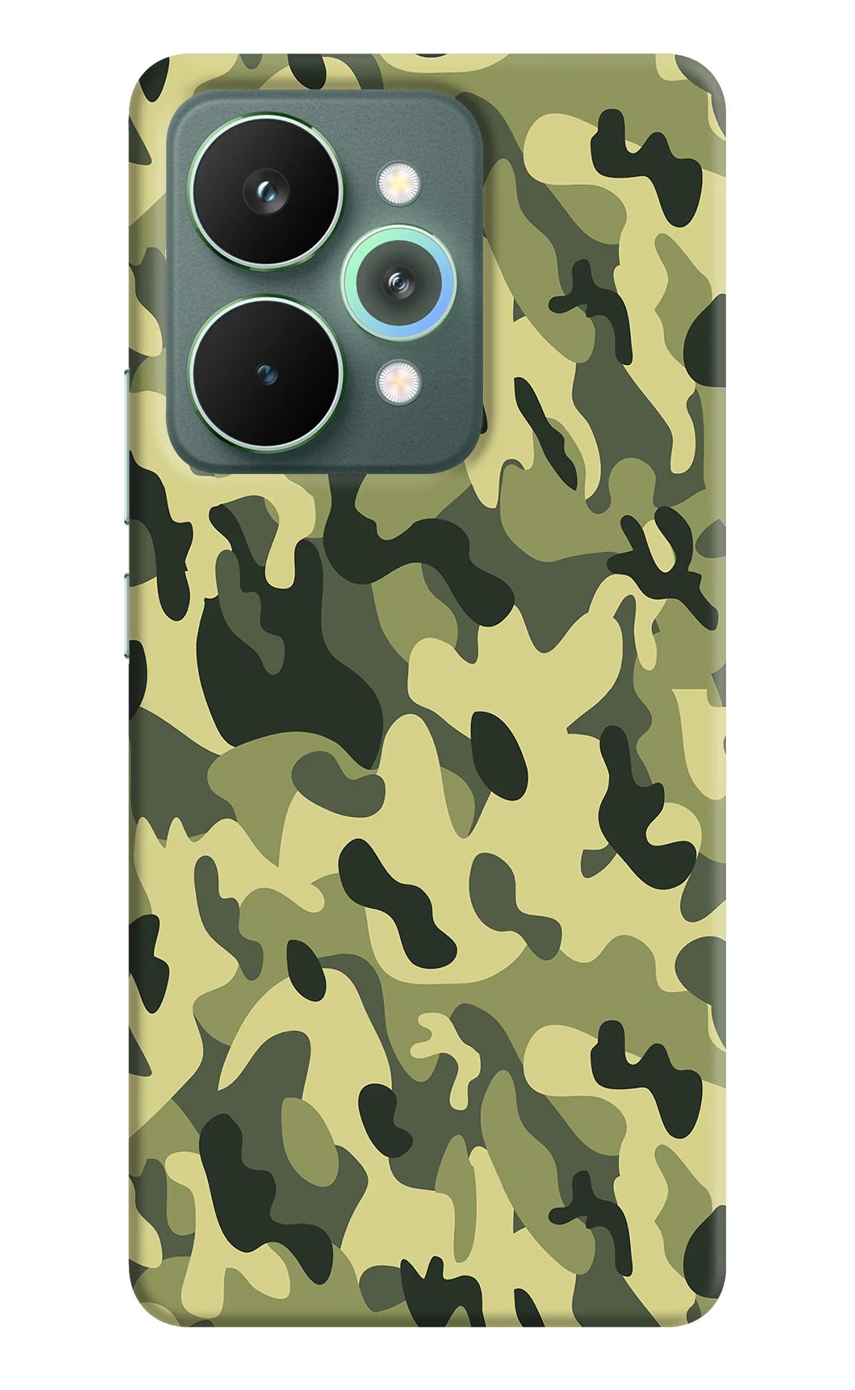 Camouflage Realme 15 Pro Back Cover - Camouflage Realme 15 Pro Hard Case Back Cover by Casekaro Camouflage Realme 15 Pro Hard Case Back Cover by Casekaro