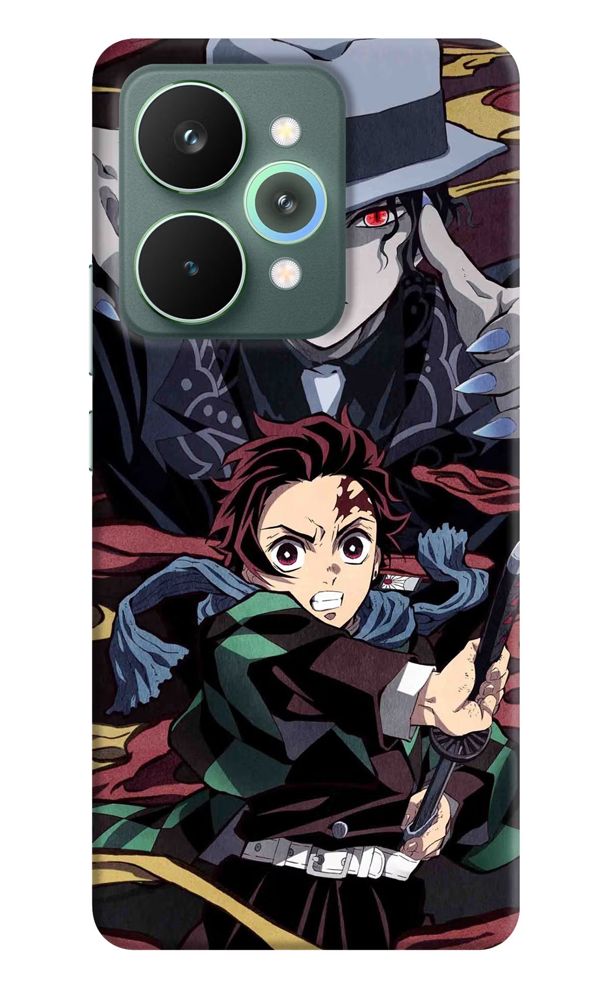 Demon Slayer Realme 15 Pro Back Cover - Demon Slayer Realme 15 Pro Hard Case Back Cover by Casekaro Demon Slayer Realme 15 Pro Hard Case Back Cover by Casekaro