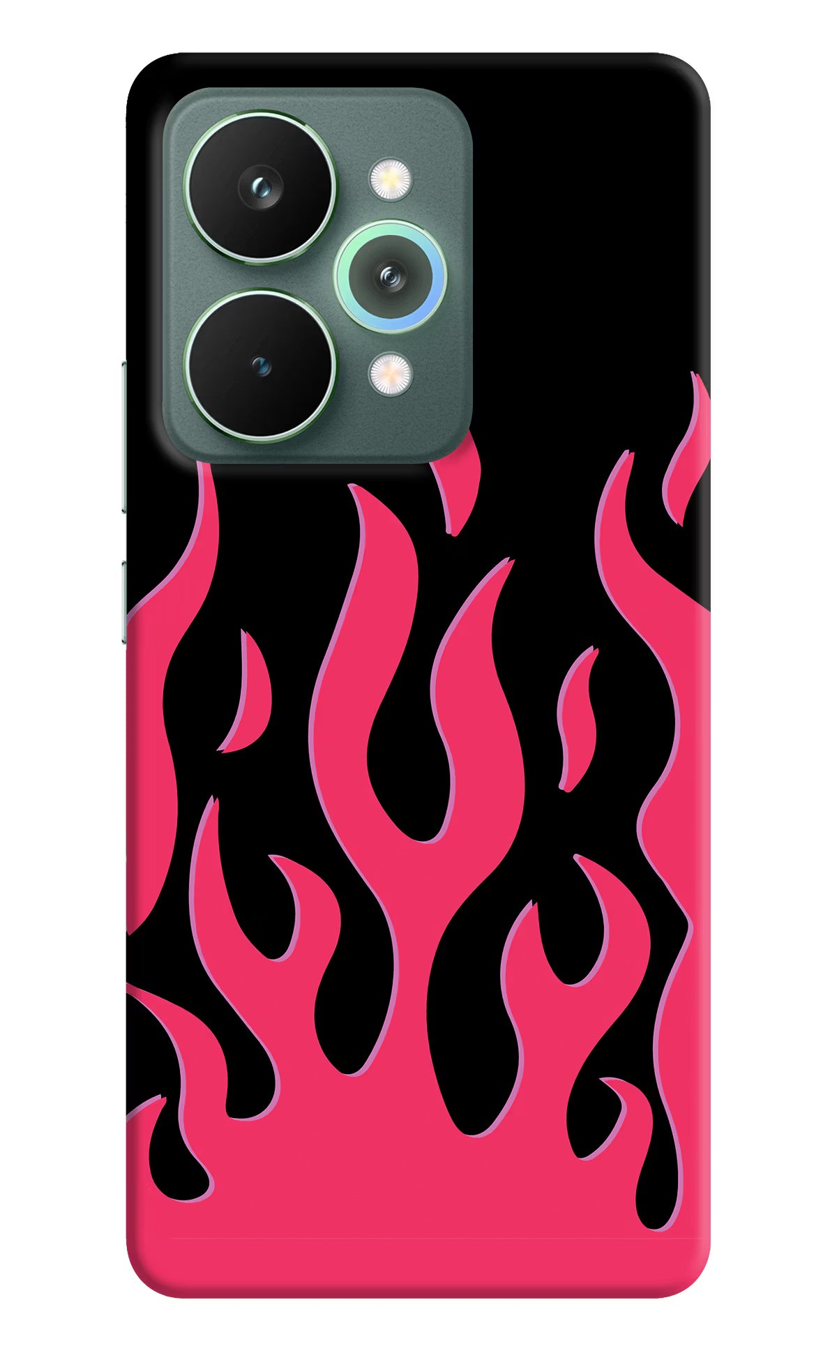 Fire Flames Realme 15 Pro Back Cover - Fire Flames Realme 15 Pro Hard Case Back Cover by Casekaro Fire Flames Realme 15 Pro Hard Case Back Cover by Casekaro