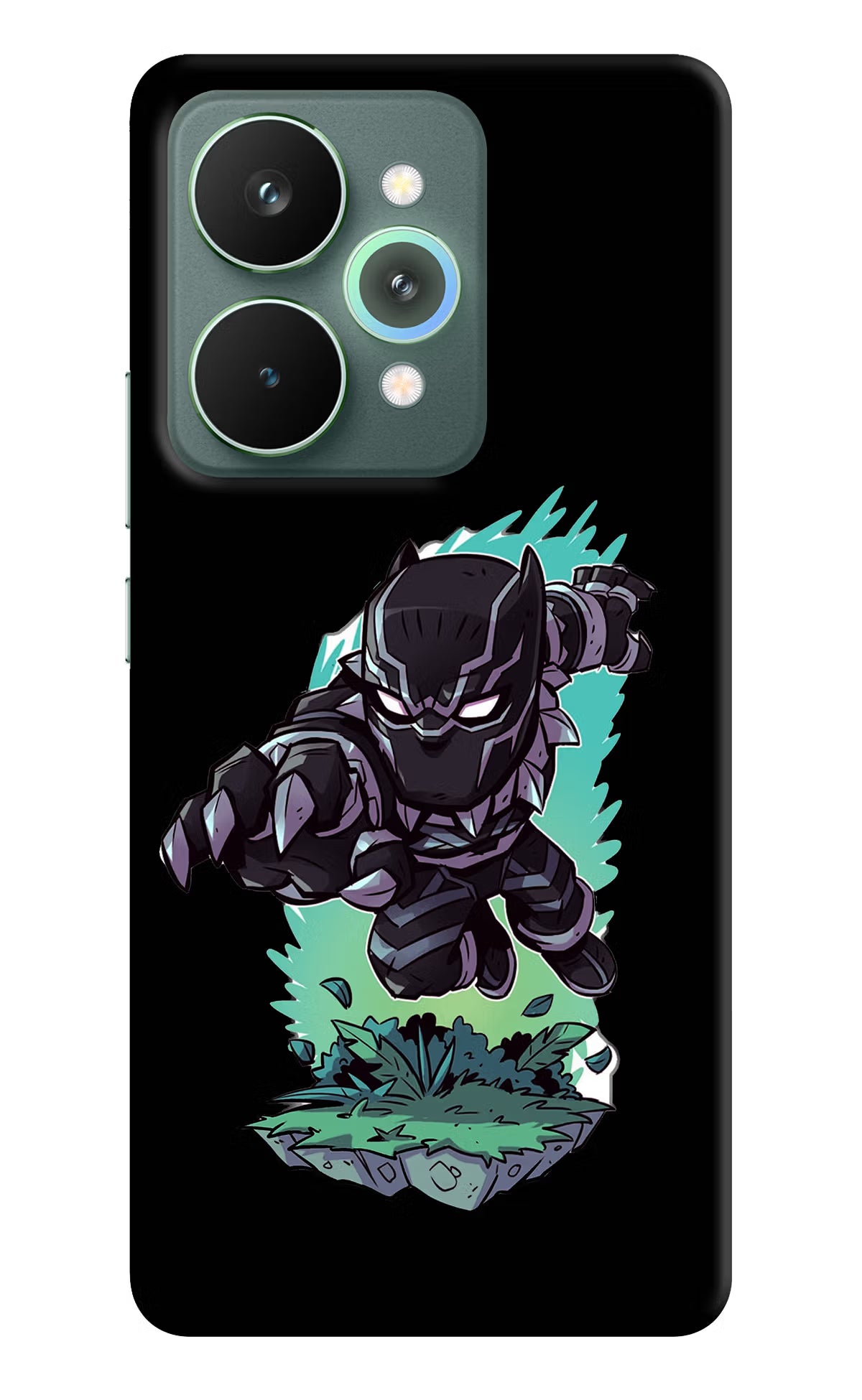 Black Panther Realme 15 Pro Back Cover - Black Panther Realme 15 Pro Hard Case Back Cover by Casekaro Black Panther Realme 15 Pro Hard Case Back Cover by Casekaro