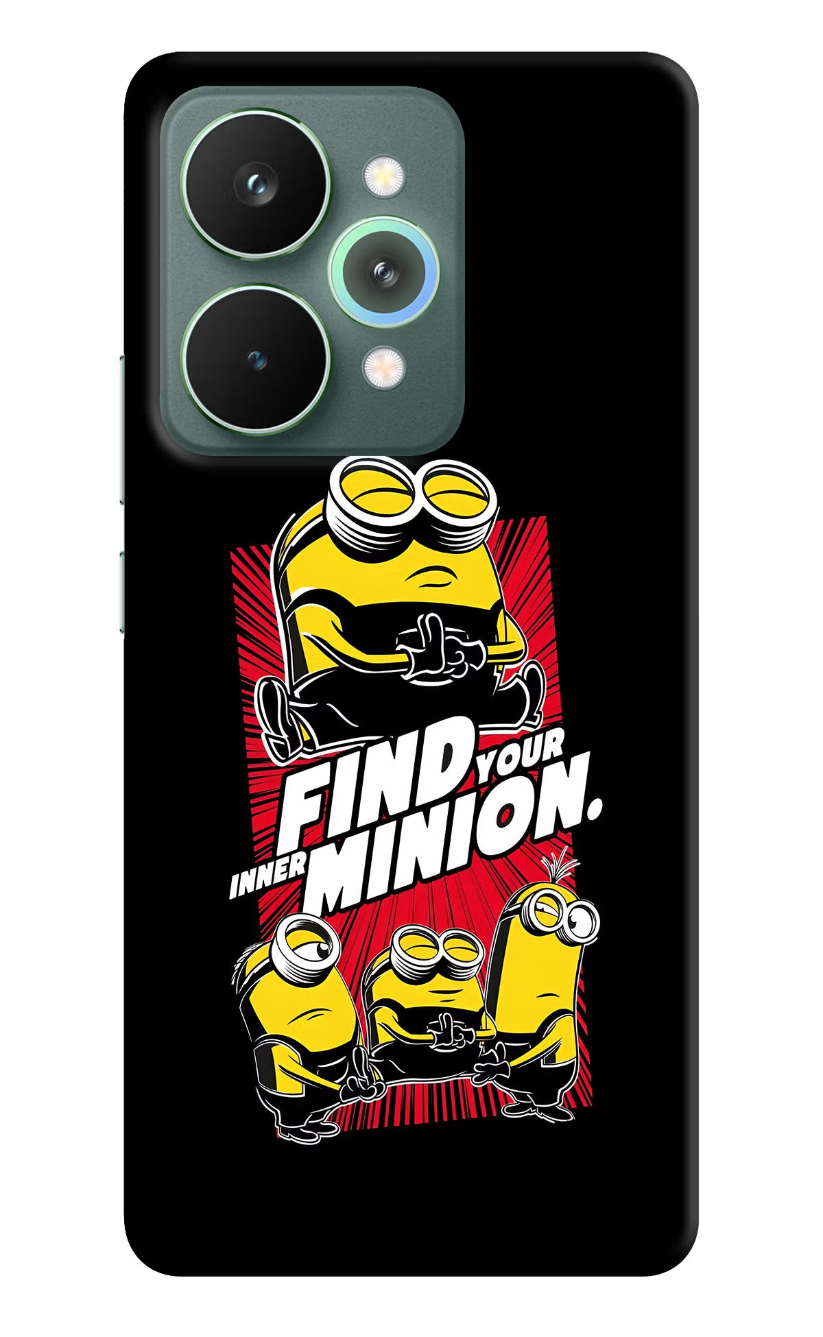 Find your inner Minion Realme 15 Pro Back Cover - Find your inner Minion Realme 15 Pro Hard Case Back Cover by Casekaro Find your inner Minion Realme 15 Pro Hard Case Back Cover by Casekaro