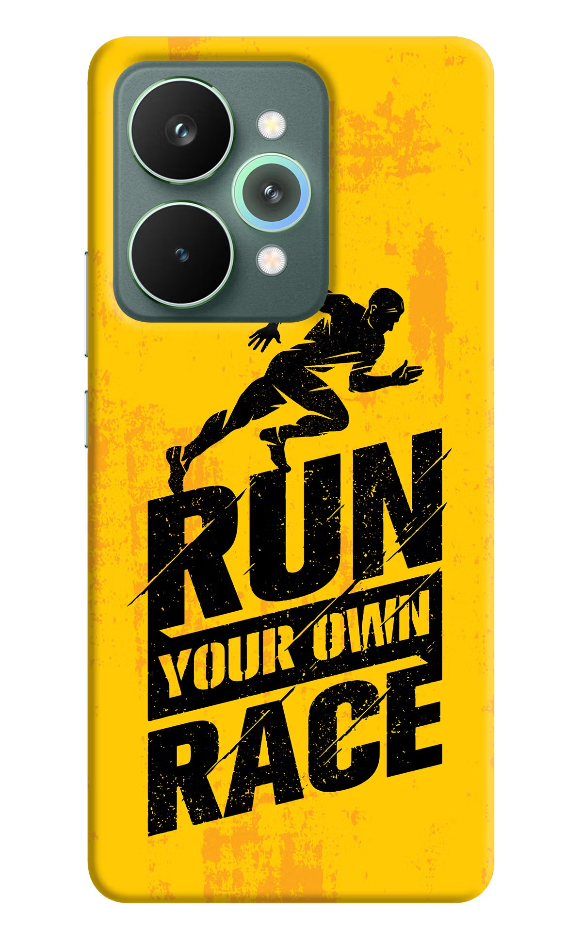 Run Your Own Race Realme 15 Pro Back Cover - Run Your Own Race Realme 15 Pro Hard Case Back Cover by Casekaro Run Your Own Race Realme 15 Pro Hard Case Back Cover by Casekaro