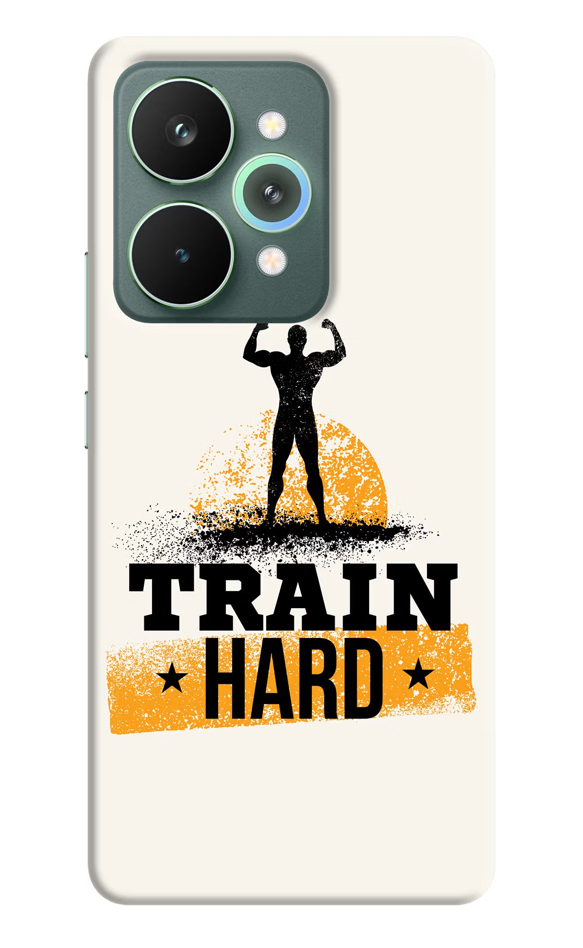 Train Hard Realme 15 Pro Back Cover - Train Hard Realme 15 Pro Hard Case Back Cover by Casekaro Train Hard Realme 15 Pro Hard Case Back Cover by Casekaro