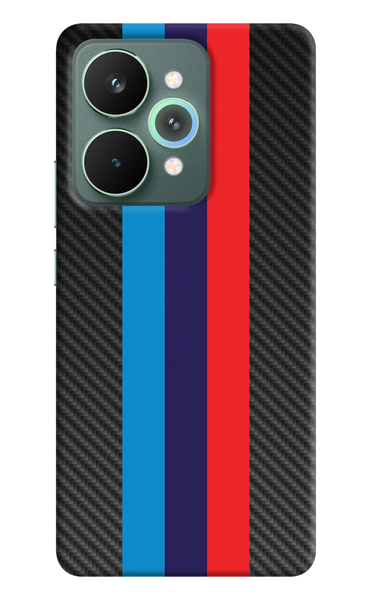 BMW Stripes Pattern Realme 15 Pro Back Cover - BMW Stripes Pattern Realme 15 Pro Hard Case Back Cover by Casekaro BMW Stripes Pattern Realme 15 Pro Hard Case Back Cover by Casekaro