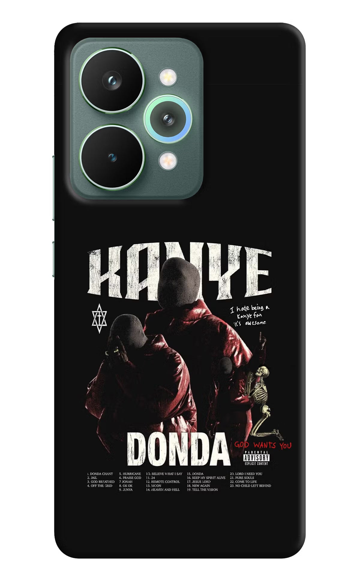 Donda Kanye West Realme 15 Pro Back Cover - Donda Kanye West Realme 15 Pro Hard Case Back Cover by Casekaro Donda Kanye West Realme 15 Pro Hard Case Back Cover by Casekaro