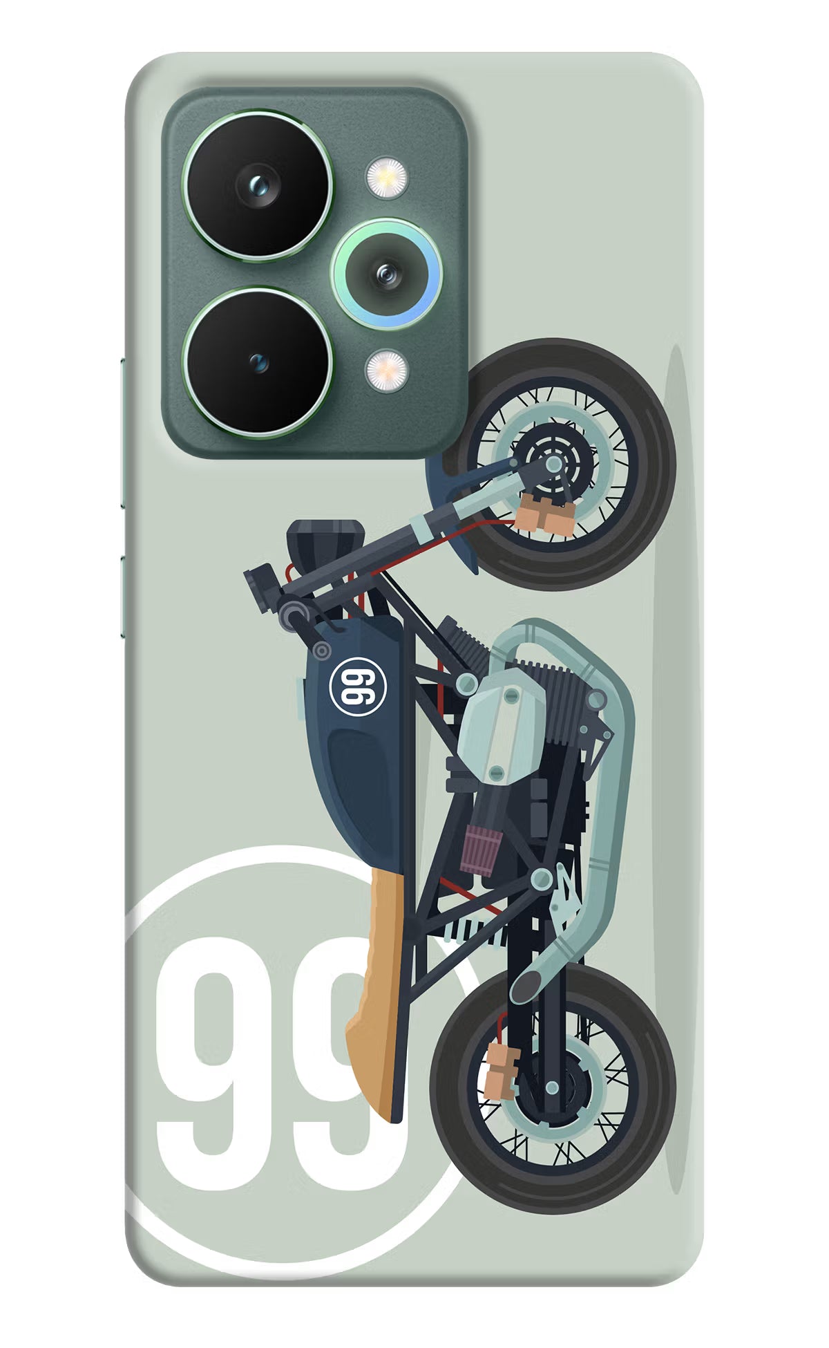 Classic Cafe Racer 99 Realme 15 Pro Back Cover - Classic Cafe Racer 99 Realme 15 Pro Hard Case Back Cover by Casekaro Classic Cafe Racer 99 Realme 15 Pro Hard Case Back Cover by Casekaro