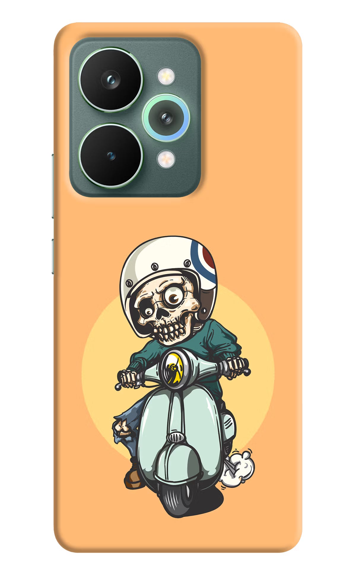 Undead Biker Realme 15 Pro Back Cover - Undead Biker Realme 15 Pro Hard Case Back Cover by Casekaro Undead Biker Realme 15 Pro Hard Case Back Cover by Casekaro