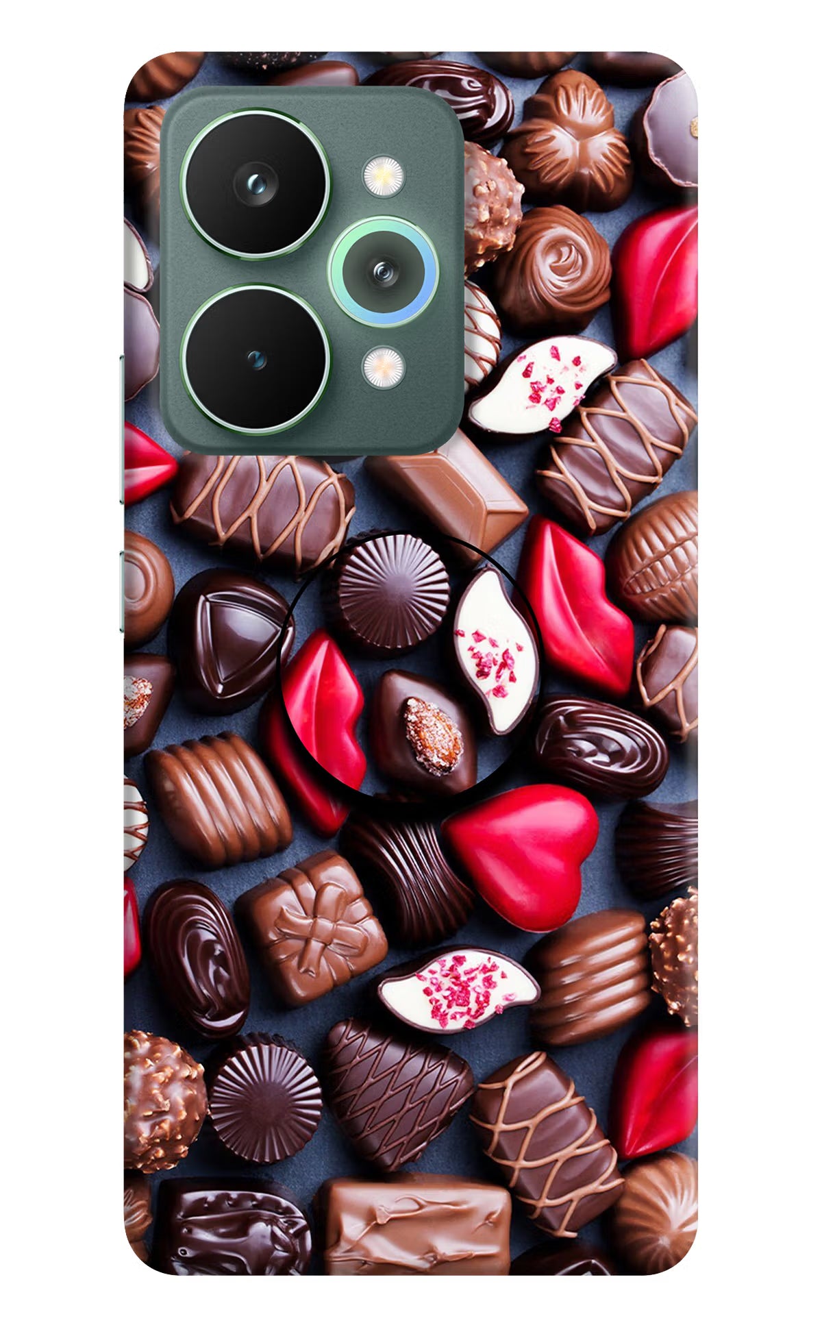 Chocolates Realme 15 Pro Pop Case - Chocolates Realme 15 Pro Pop Case by Casekaro Chocolates Realme 15 Pro Pop Case by Casekaro