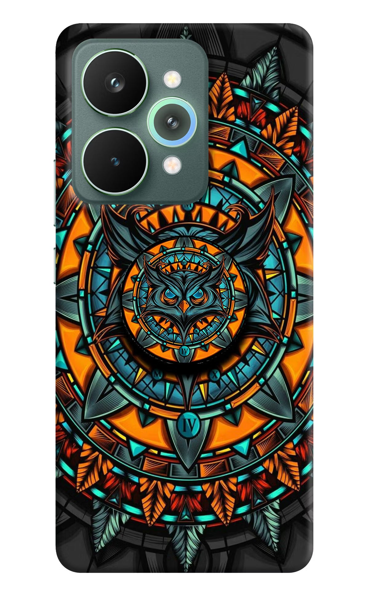 Angry Owl Realme 15 Pro Pop Case - Angry Owl Realme 15 Pro Pop Case by Casekaro Angry Owl Realme 15 Pro Pop Case by Casekaro