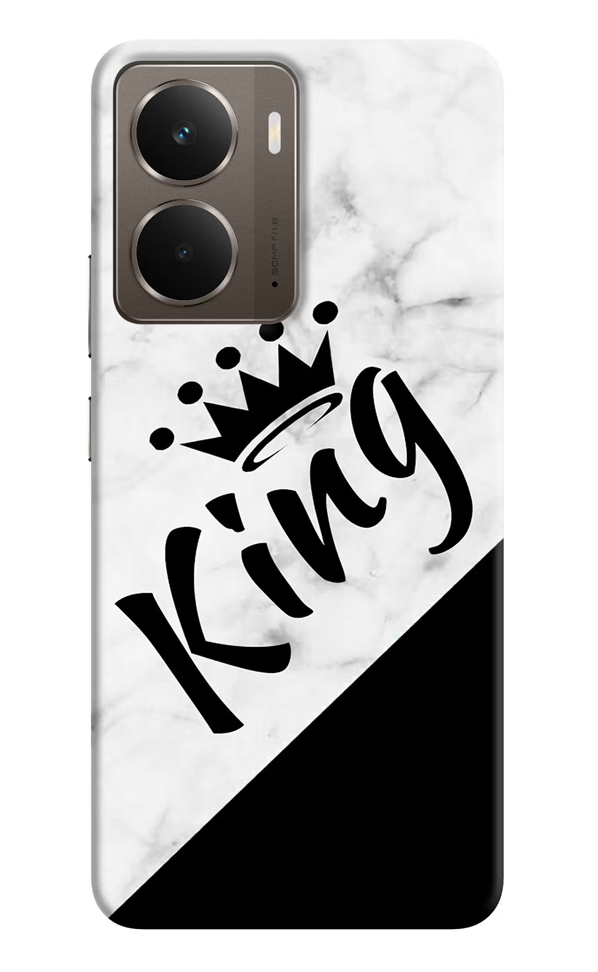 King Realme P3 Back Cover - King Realme P3 Hard Case Back Cover by Casekaro King Realme P3 Hard Case Back Cover by Casekaro
