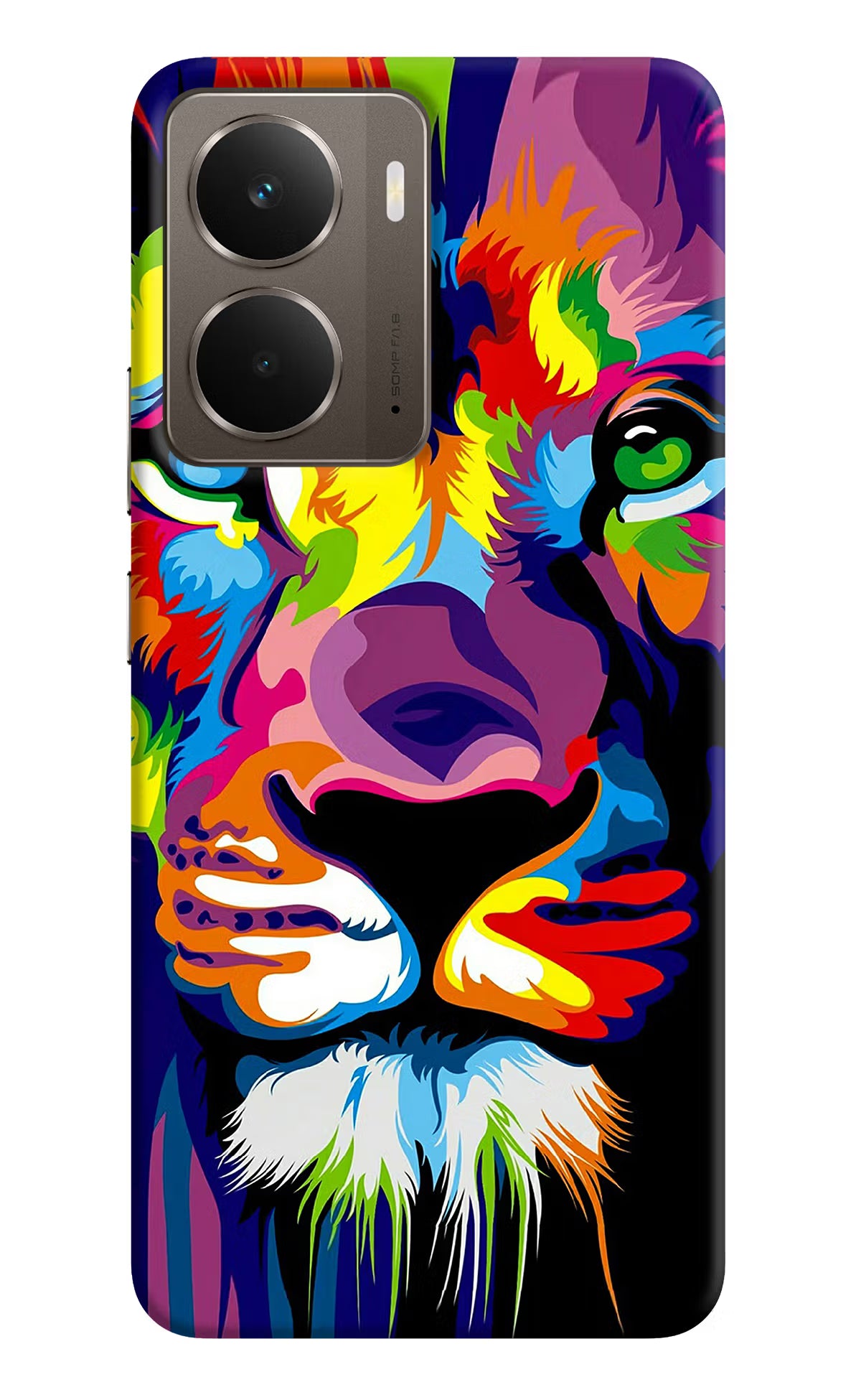 Lion Realme P3 Back Cover - Lion Realme P3 Hard Case Back Cover by Casekaro Lion Realme P3 Hard Case Back Cover by Casekaro