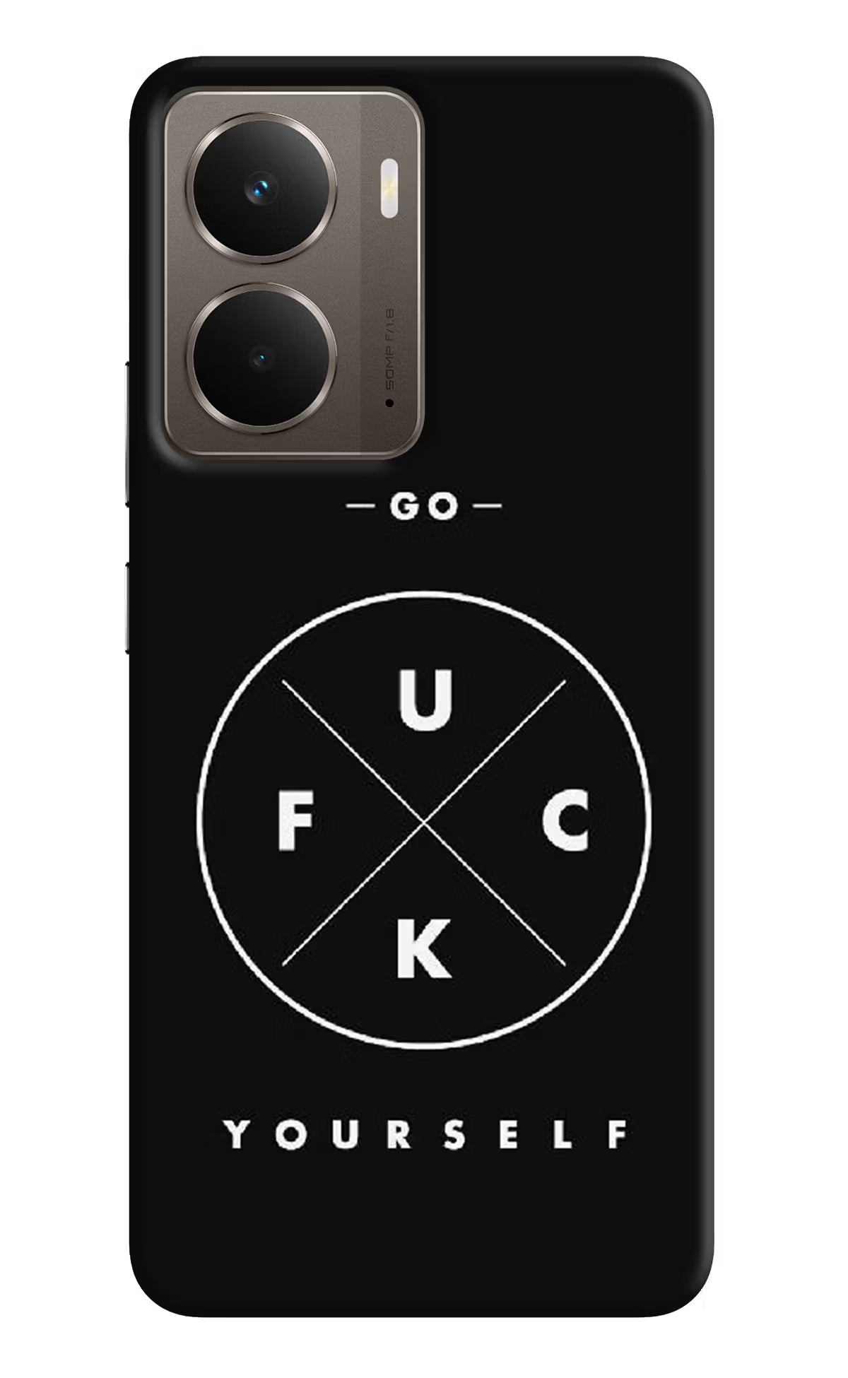 Go Fuck Yourself Realme P3 Back Cover - Go Fuck Yourself Realme P3 Hard Case Back Cover by Casekaro Go Fuck Yourself Realme P3 Hard Case Back Cover by Casekaro