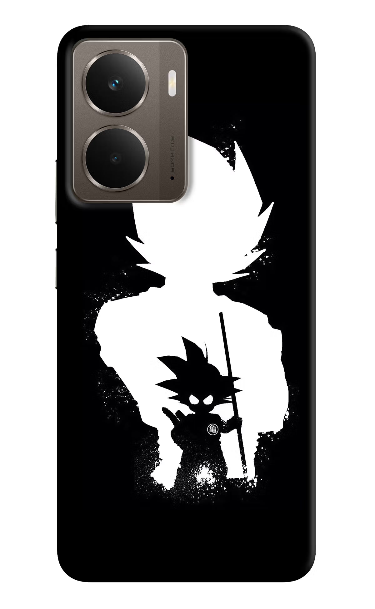 Goku Shadow Realme P3 Back Cover - Goku Shadow Realme P3 Hard Case Back Cover by Casekaro Goku Shadow Realme P3 Hard Case Back Cover by Casekaro